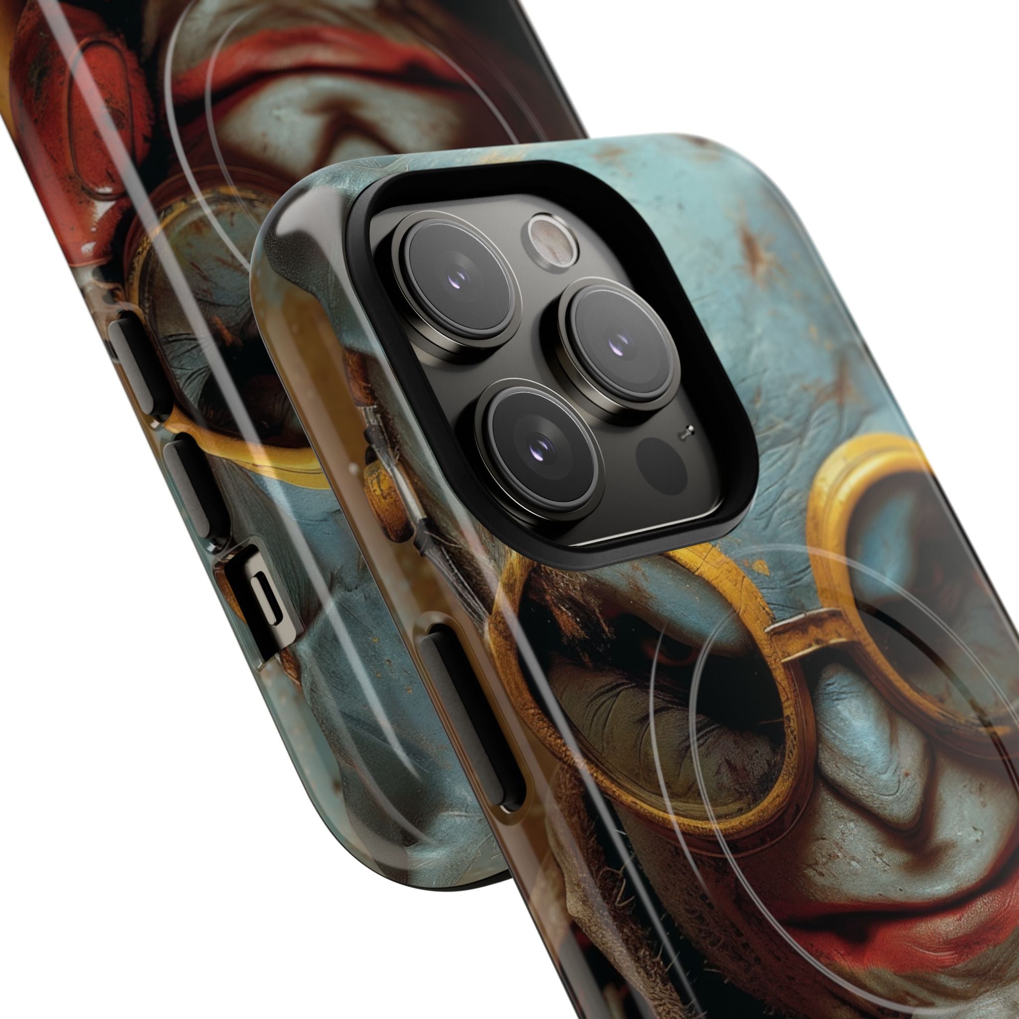 Steampunk Masked Adventurer iPhone 14 - Tough+