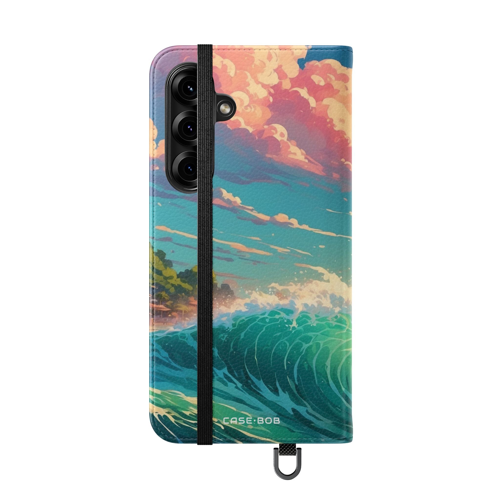 Sunset Wave - Samsung S25+ Case - Lompakko