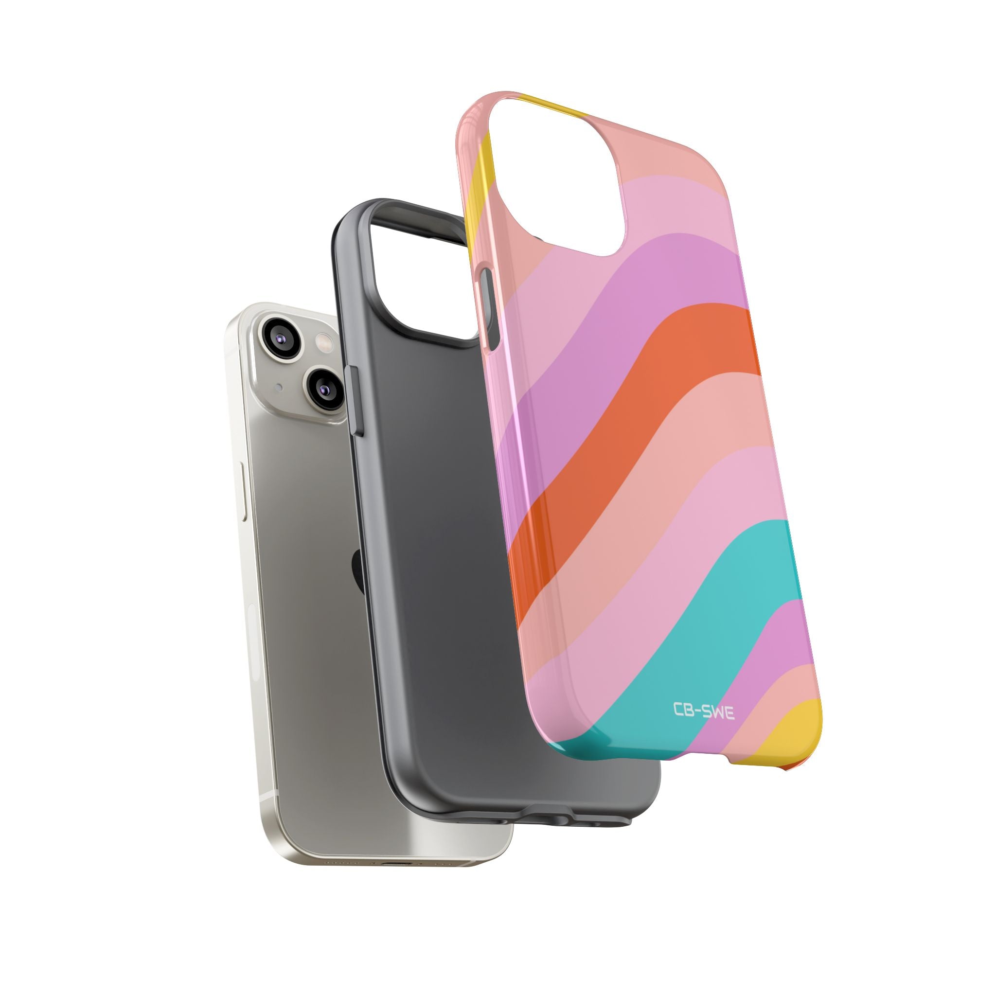 Fluid Color Waves - iPhone Case