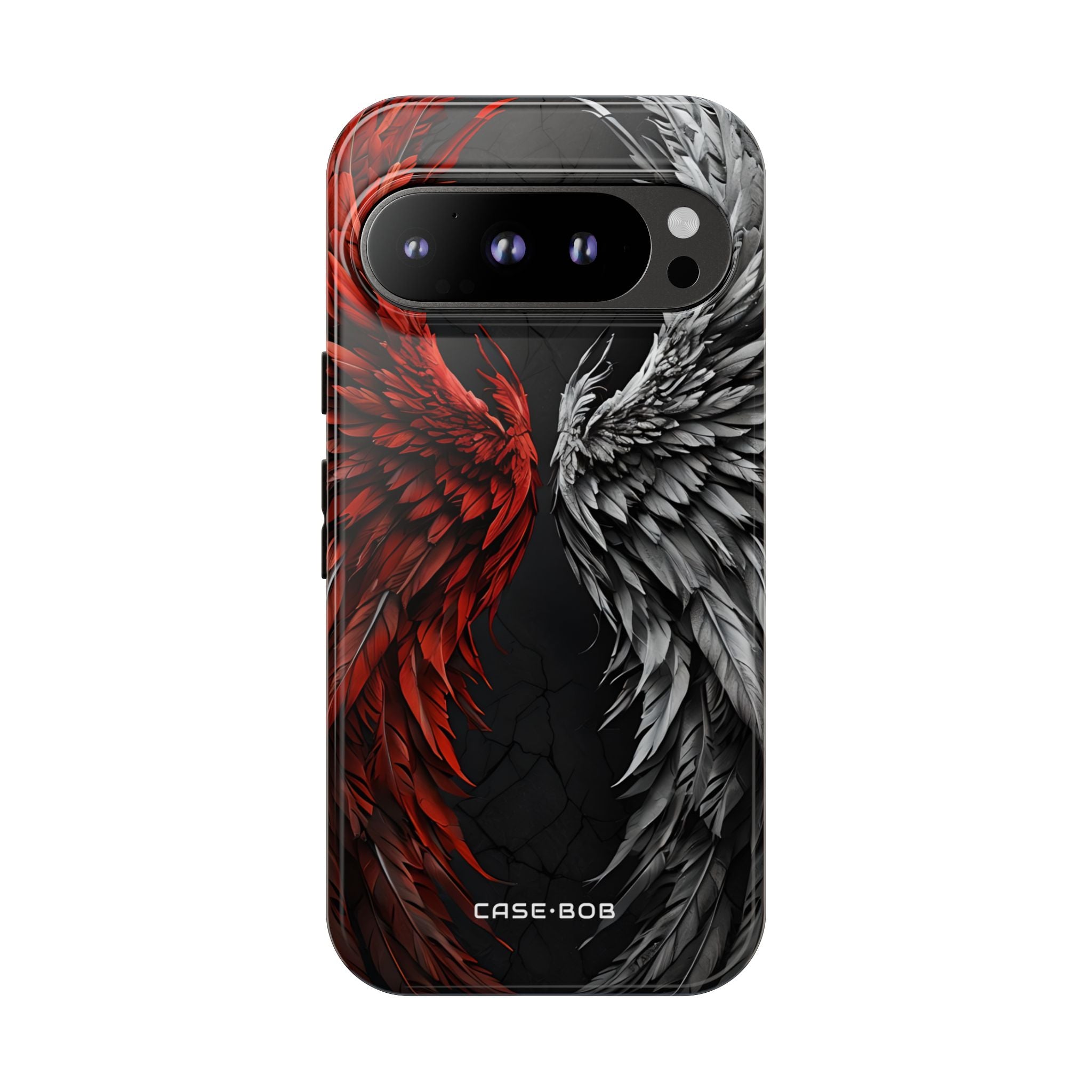 Crimson White Wings Google Pixel 9 Pro Case - Tough