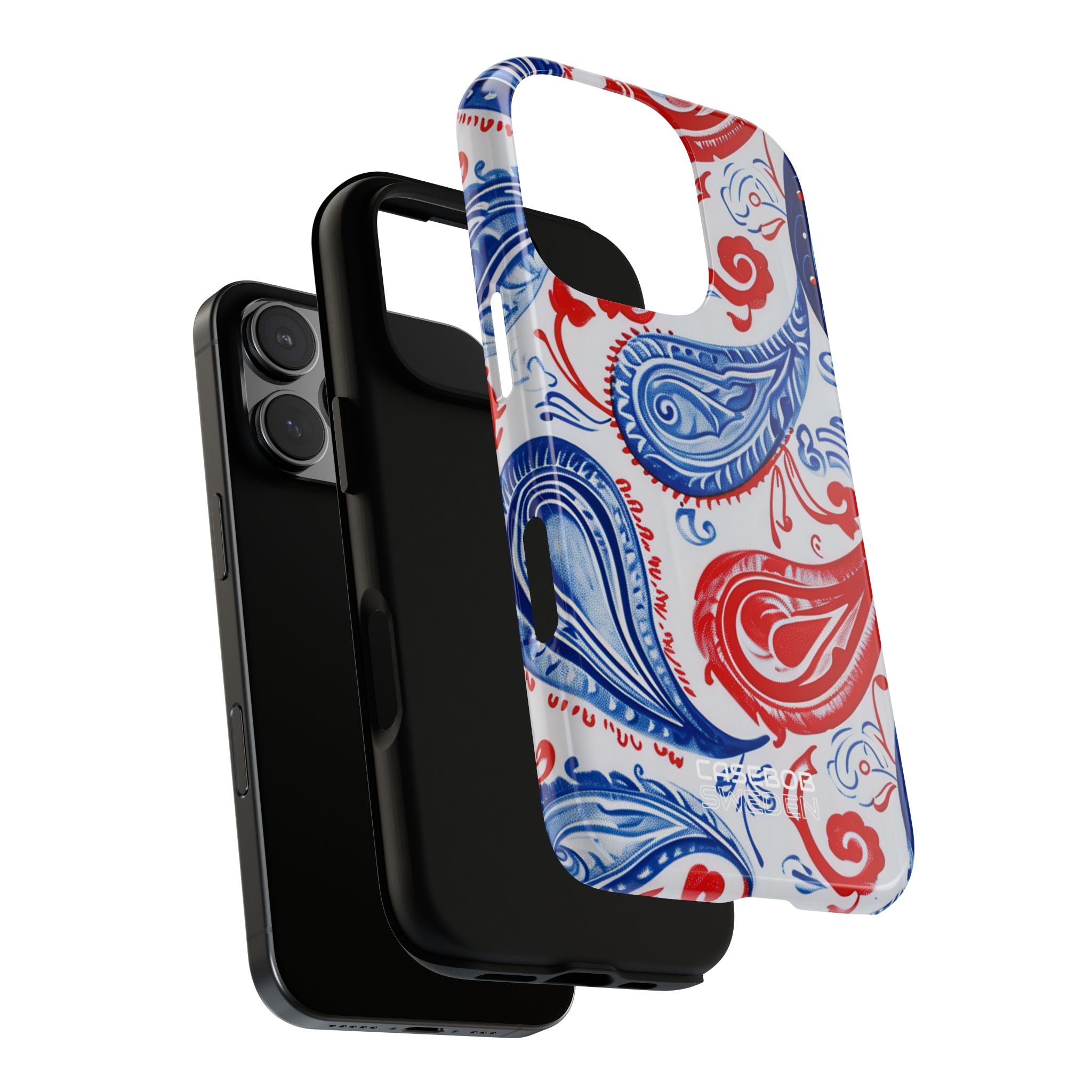 Vibrant Paisley Swirls iPhone 16 - Tough