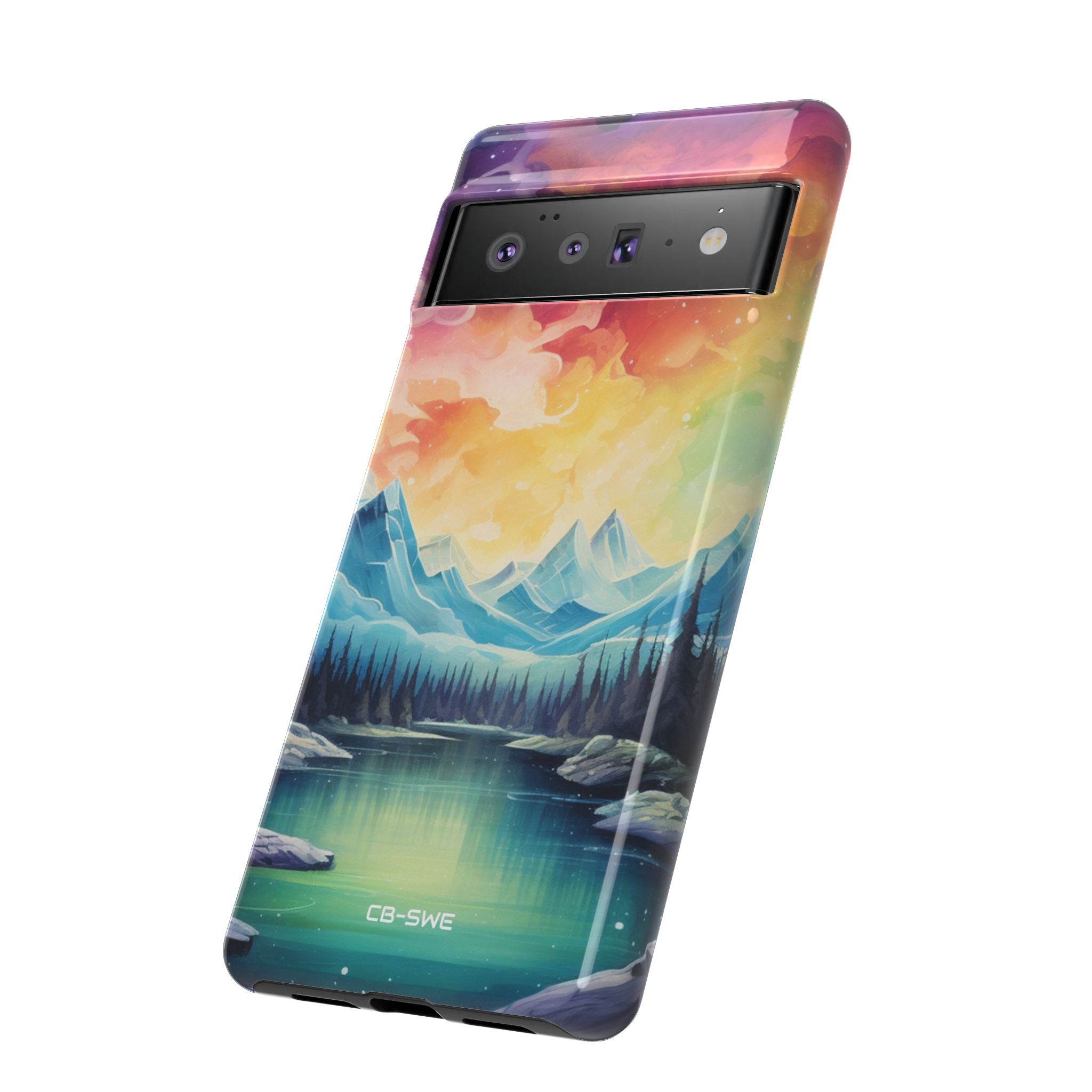 Mystical Mountain Sunset - Google Pixel Case