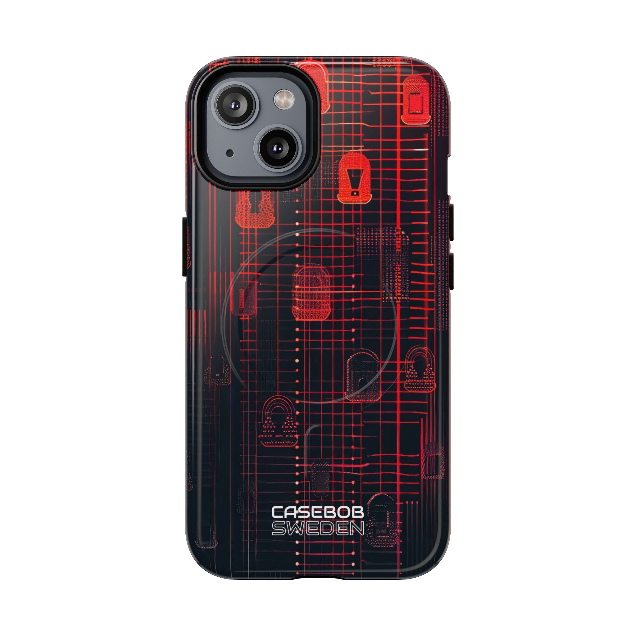 Cyber Locks Grid iPhone 14 - Tough+