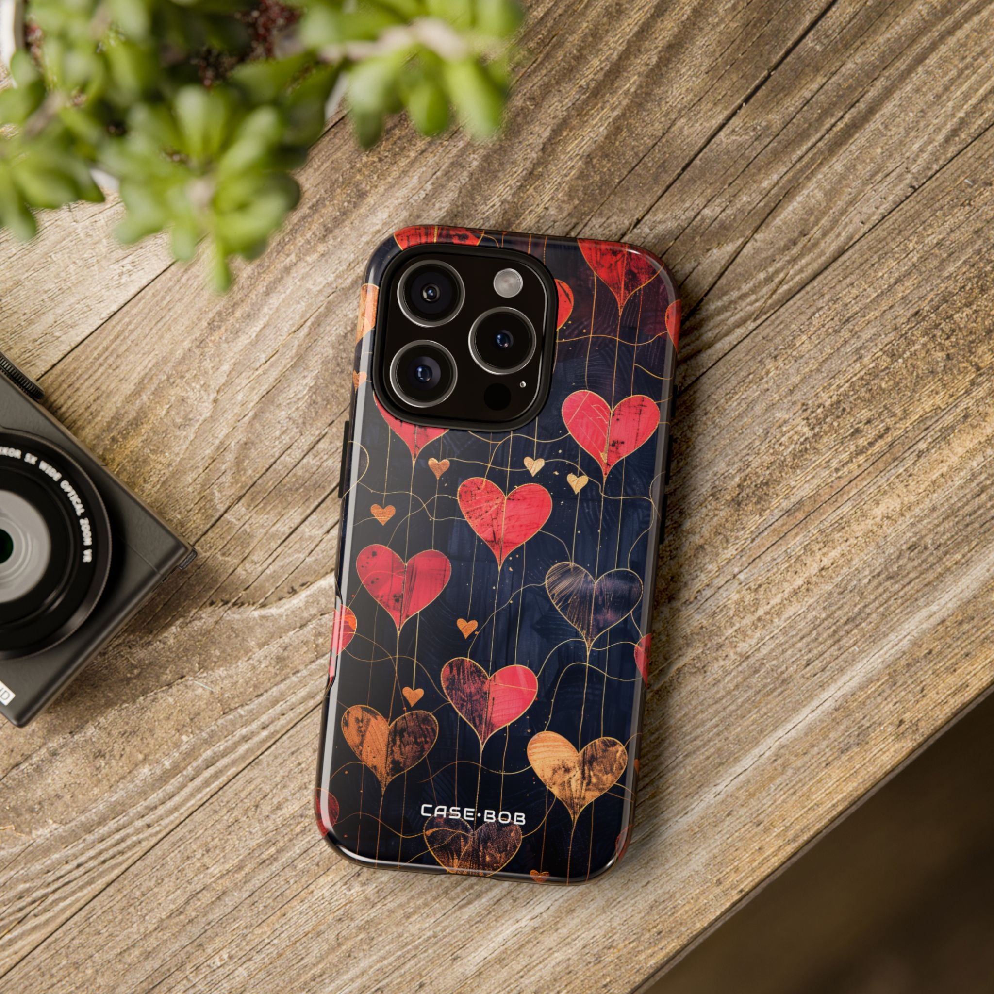 Heartweb Glow iPhone 16 Pro Case - Tough