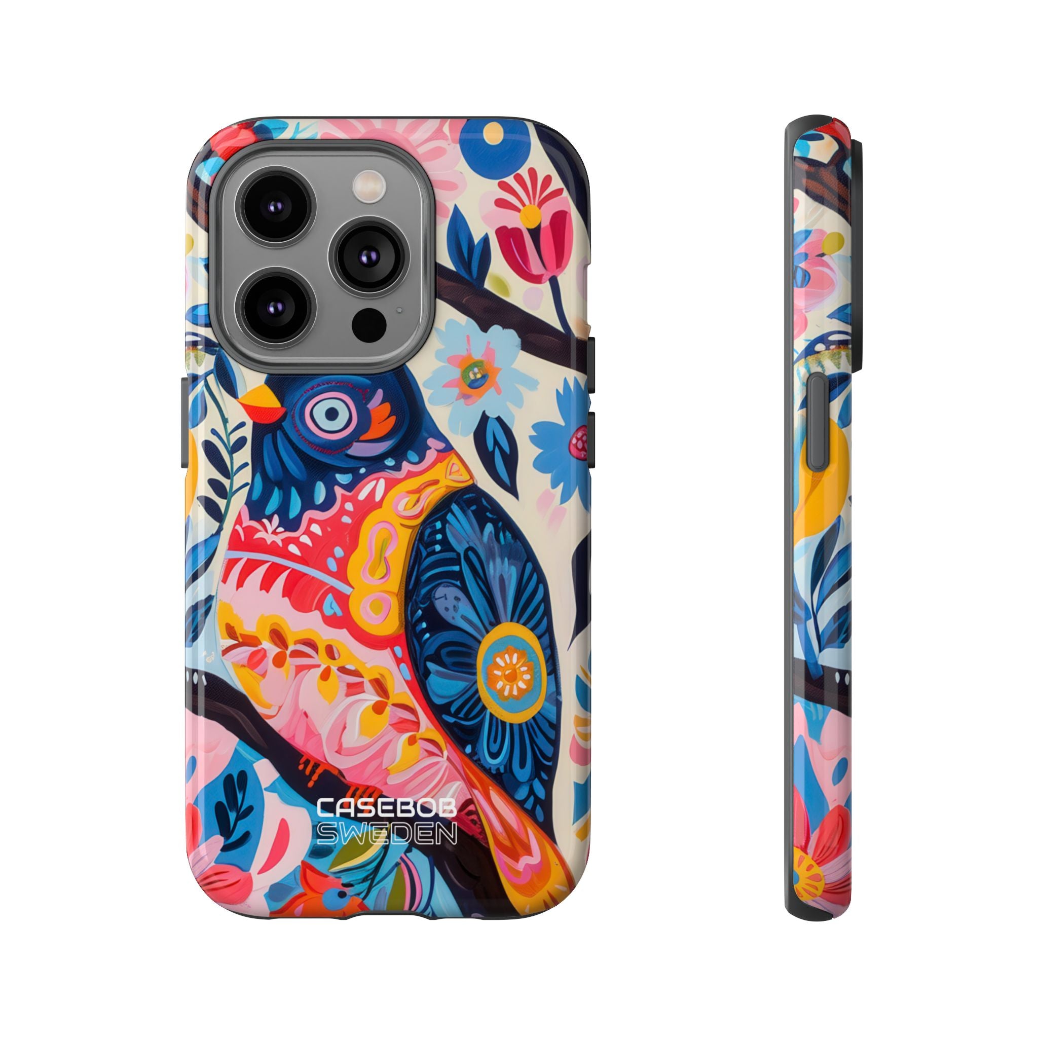 Whimsical Owl Garden iPhone 14 - Tough