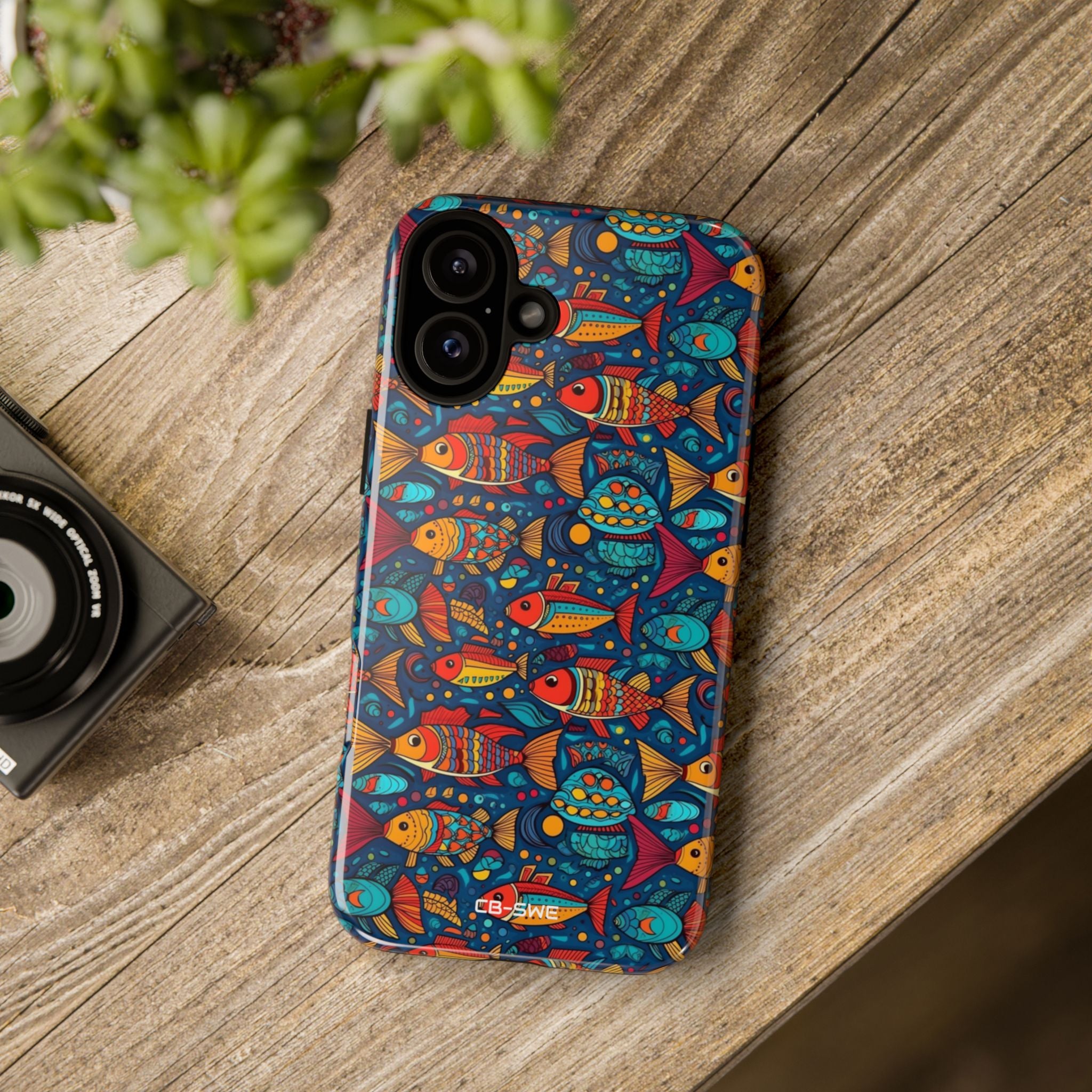 Fish Dance Joyfully - iPhone Case