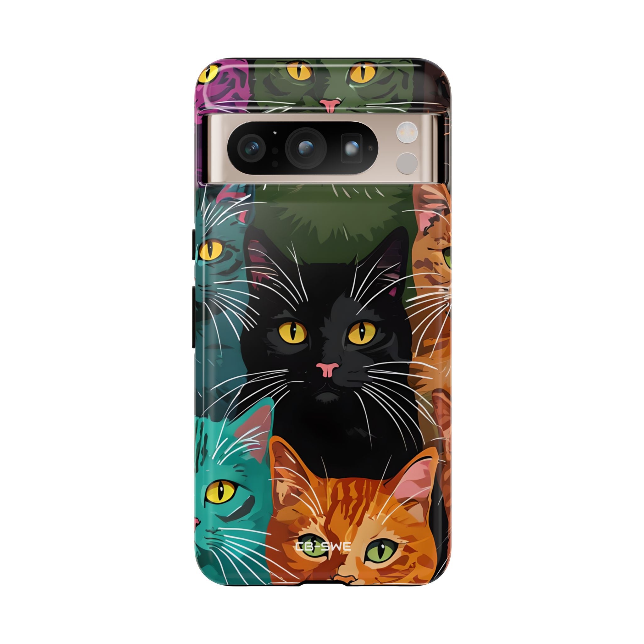 Colorful Cat Charisma - Google Pixel Case