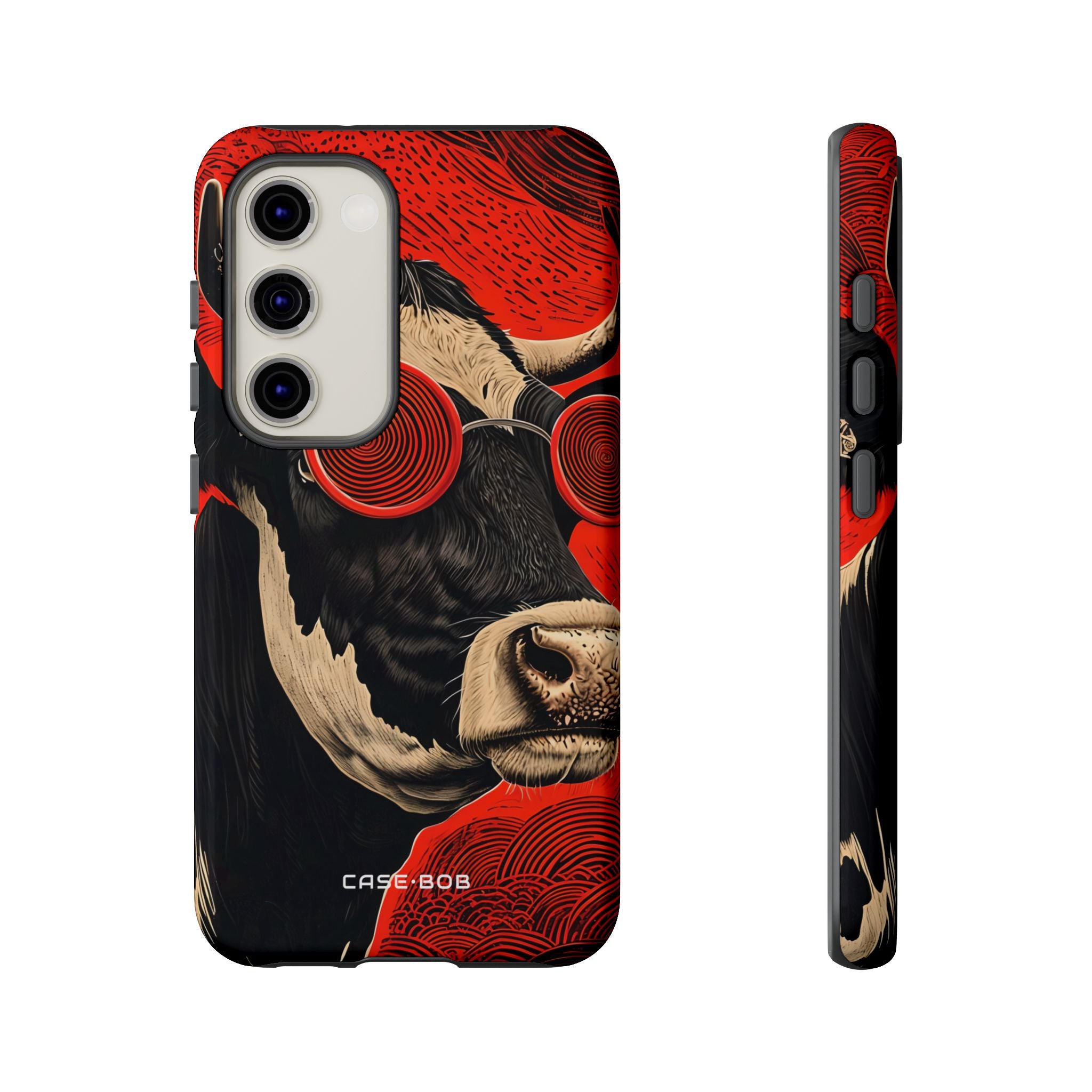 Hypnotic Cow Samsung S23 Case - Tough