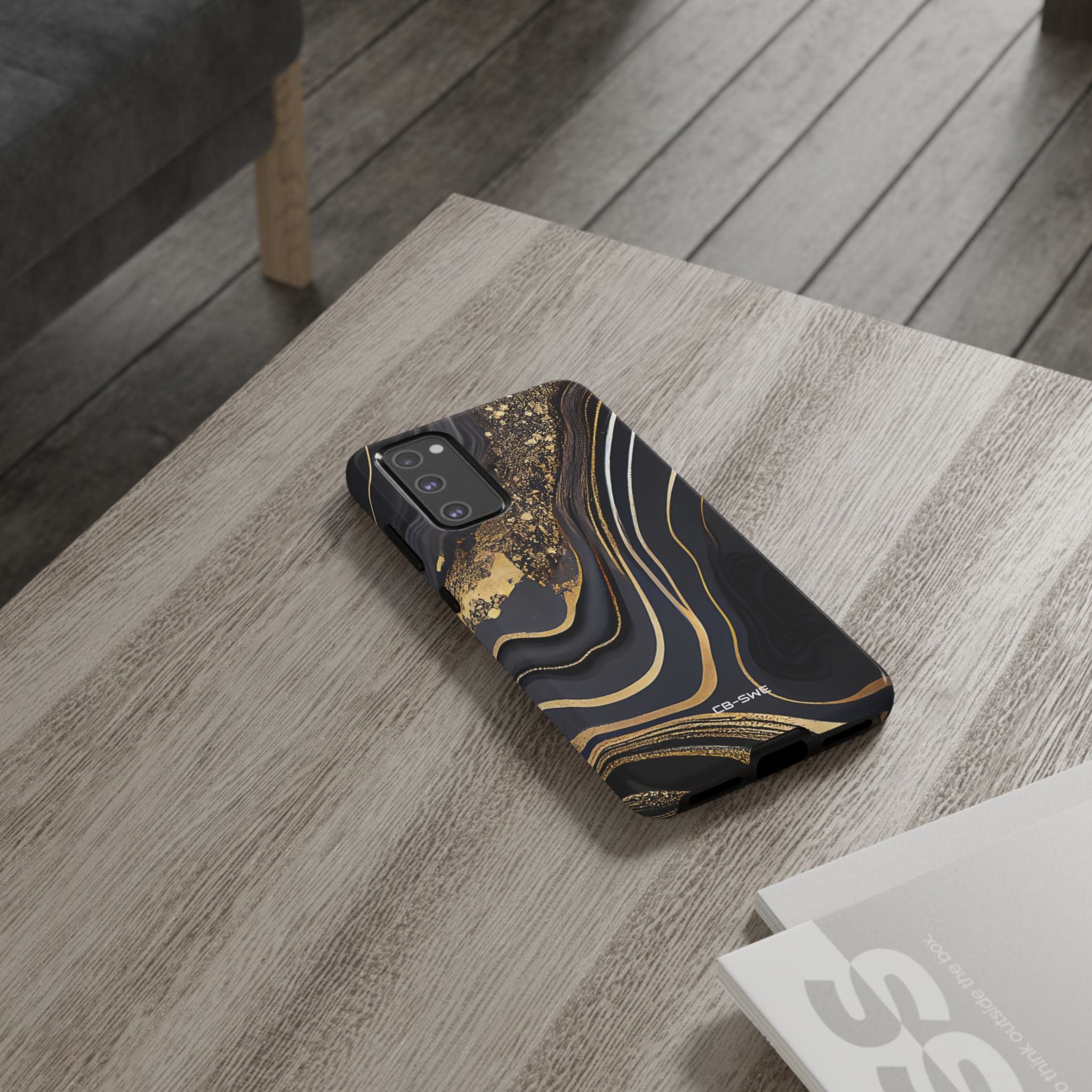 Elegant Gold Streams - Samsung Case