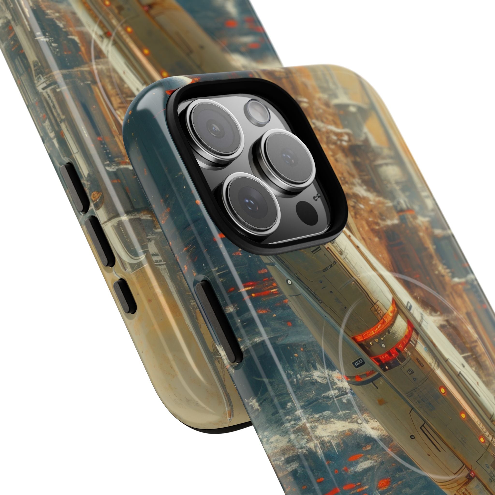 Futuristic Forest Voyage iPhone 16 - Tough+