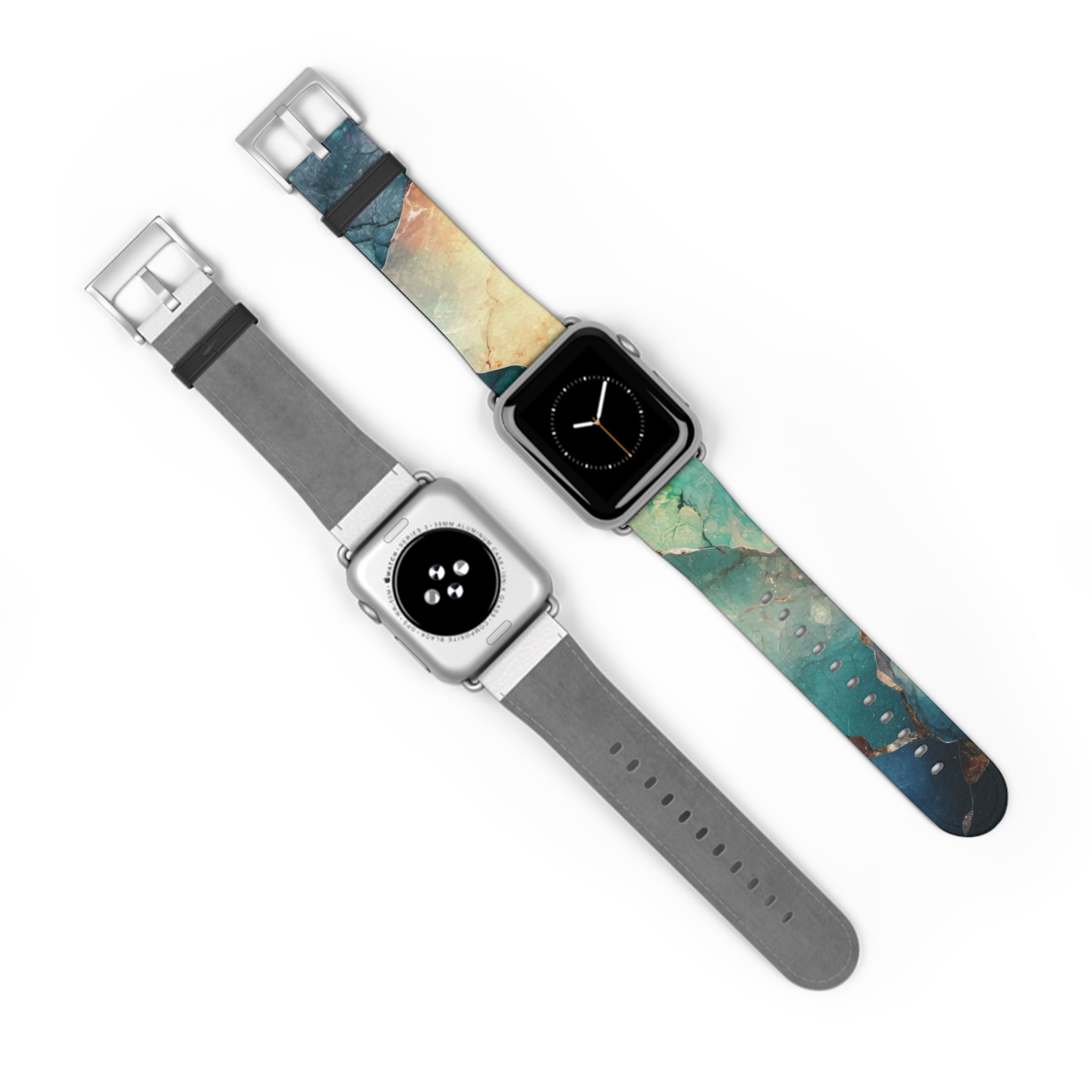 Fractured Gemstone Teal - Watch Band