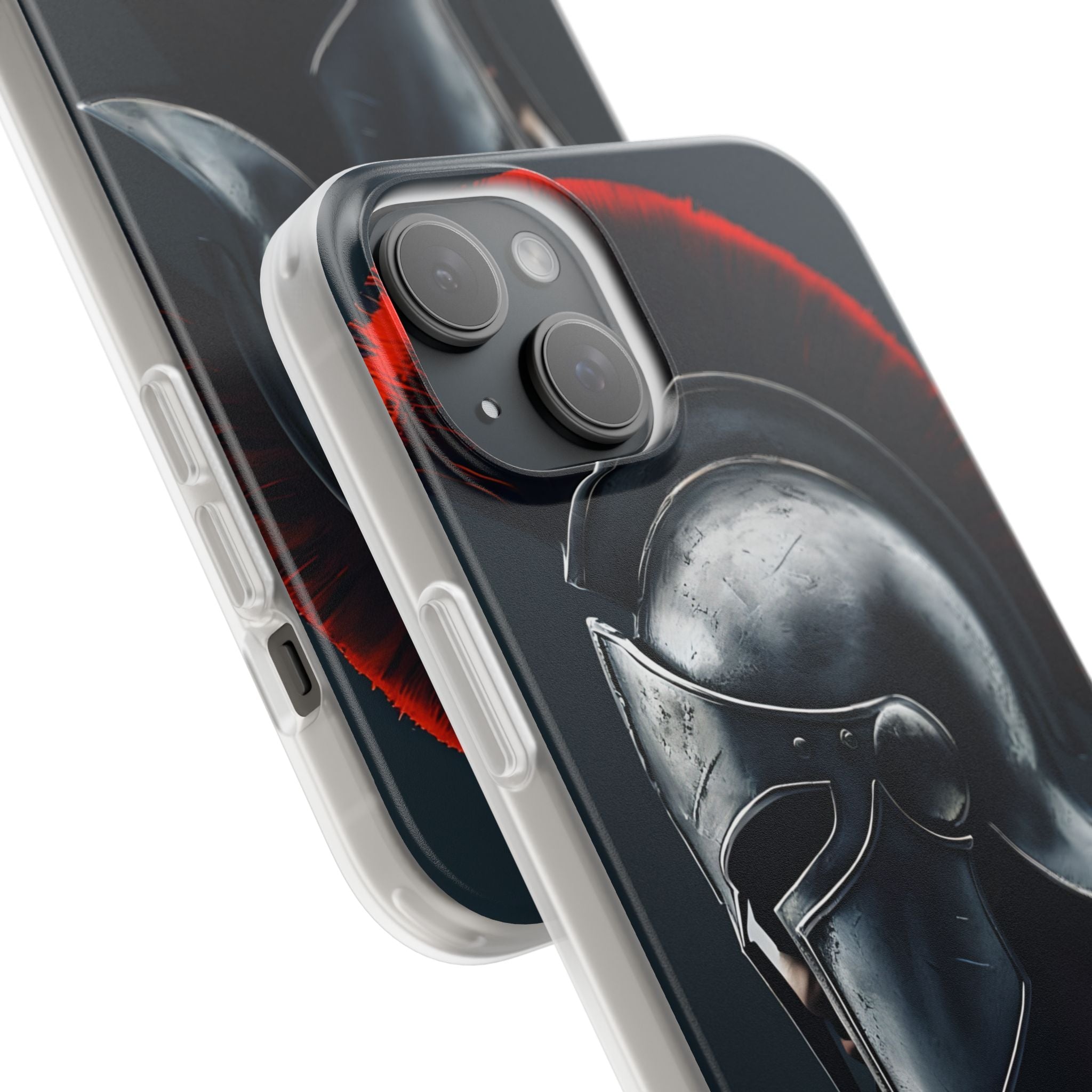 Silver Centurion iPhone 15 Plus Case - Soft