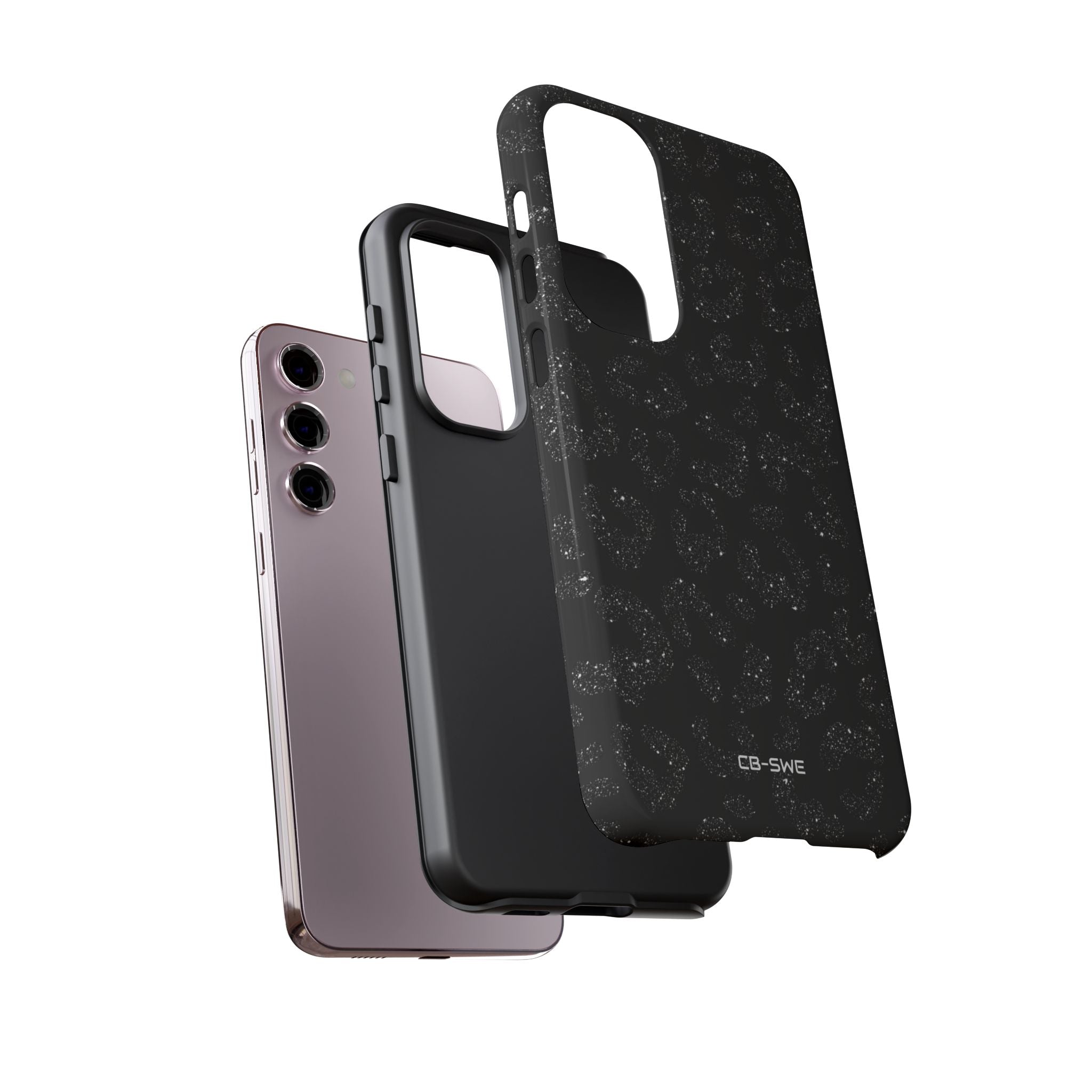 Glittery Leopard Elegance - Samsung Case