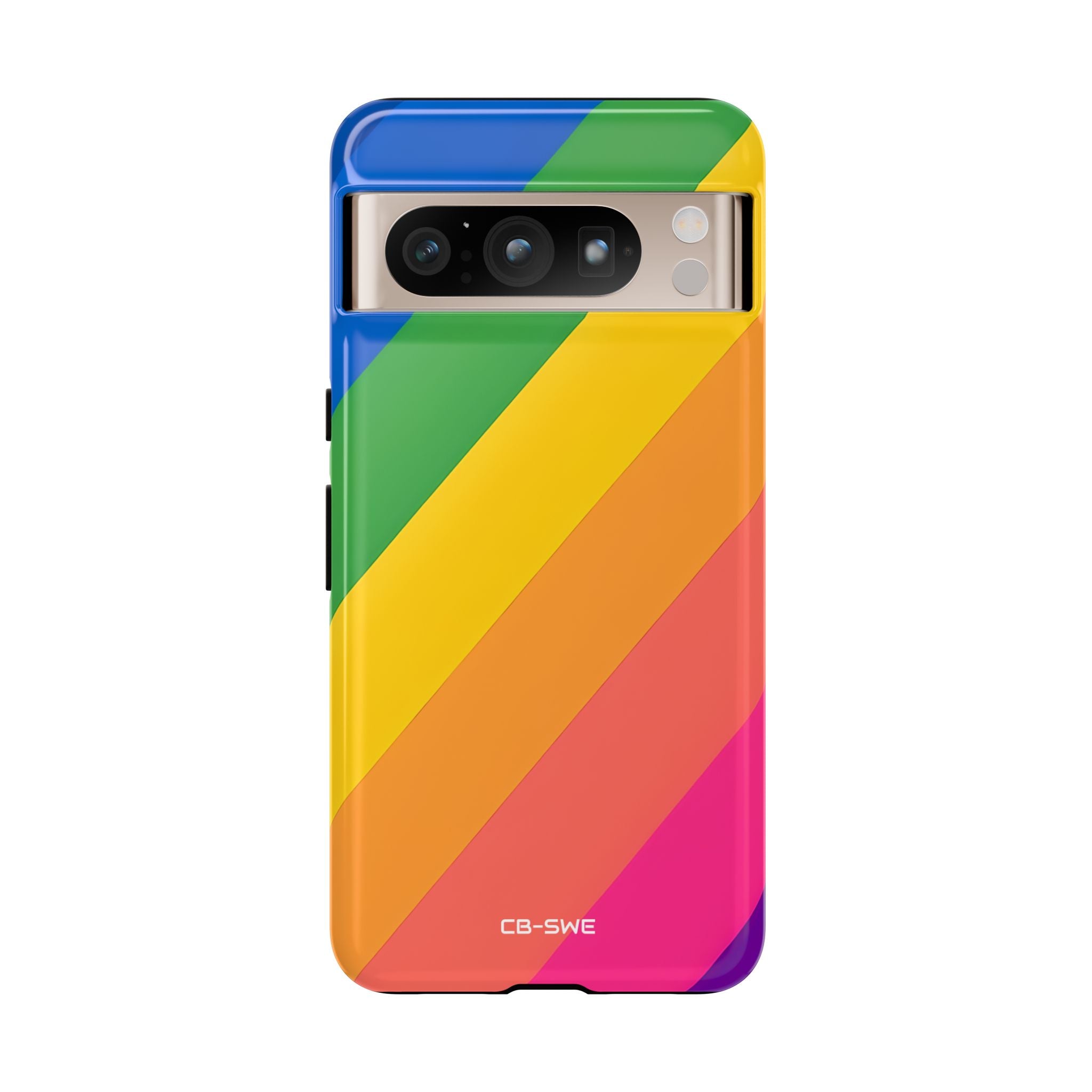 Vibrant Geometric Spectrum - Google Pixel Case