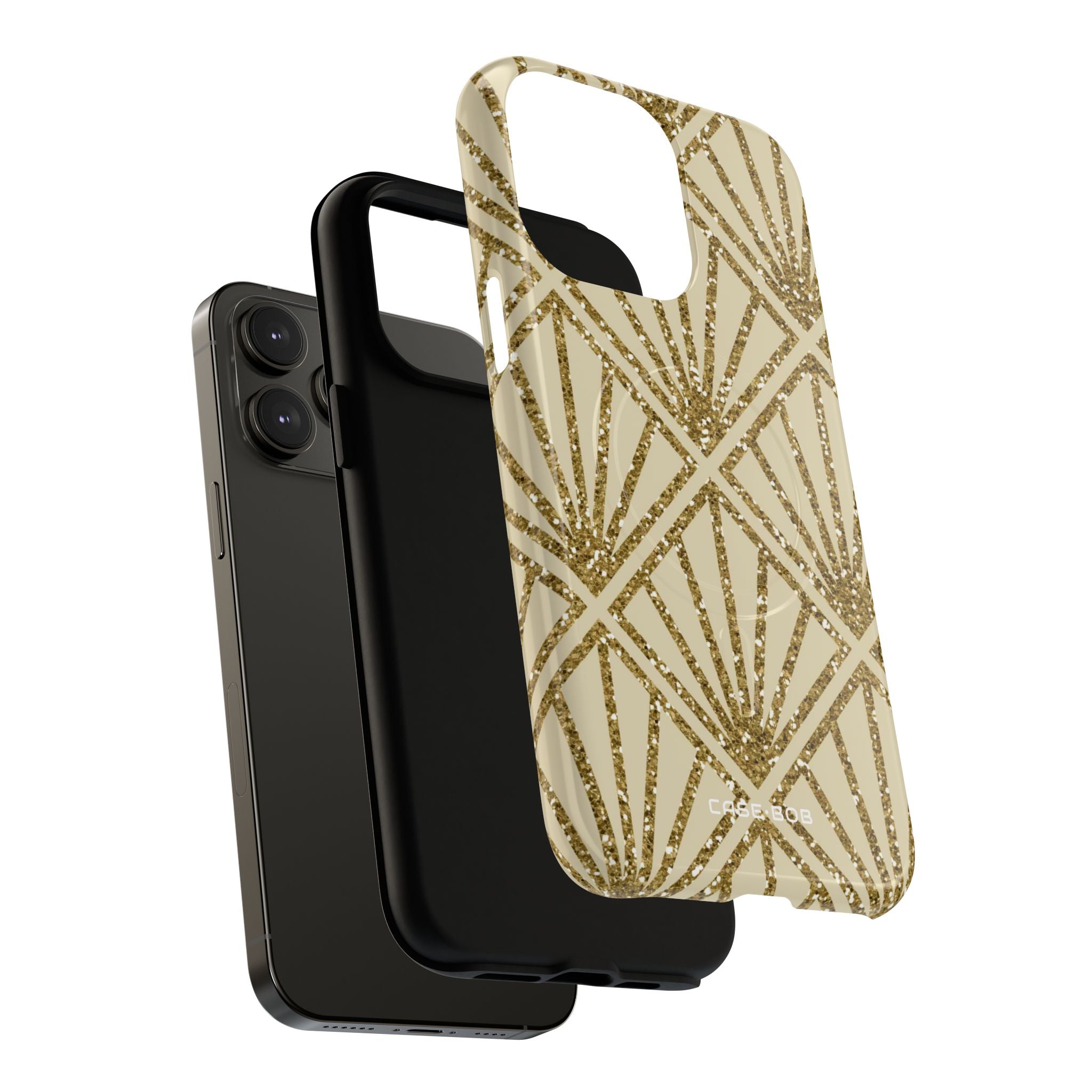 Gold Diamond Radiance iPhone 14 Pro Max Case - Tough+