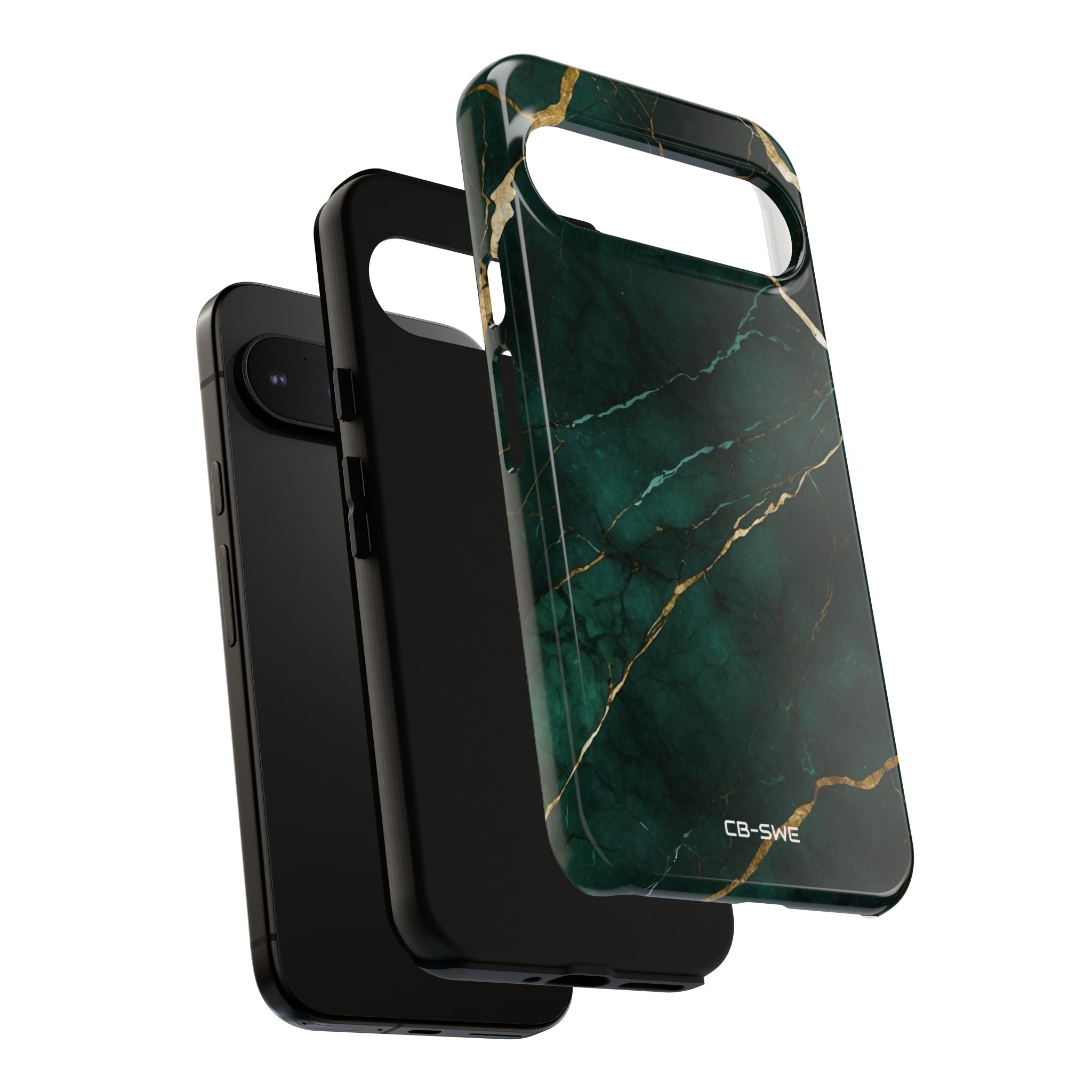 Emerald Veins Flow - Google Pixel Case