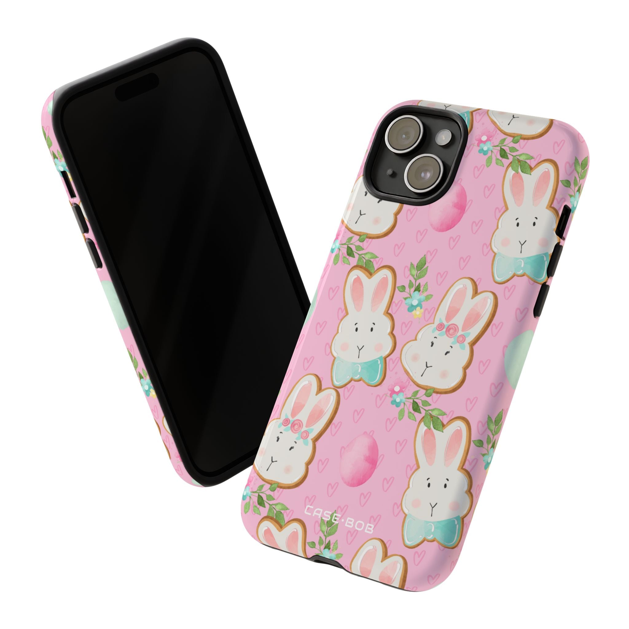 Bunny Blossom iPhone 15 Plus Case - Tough