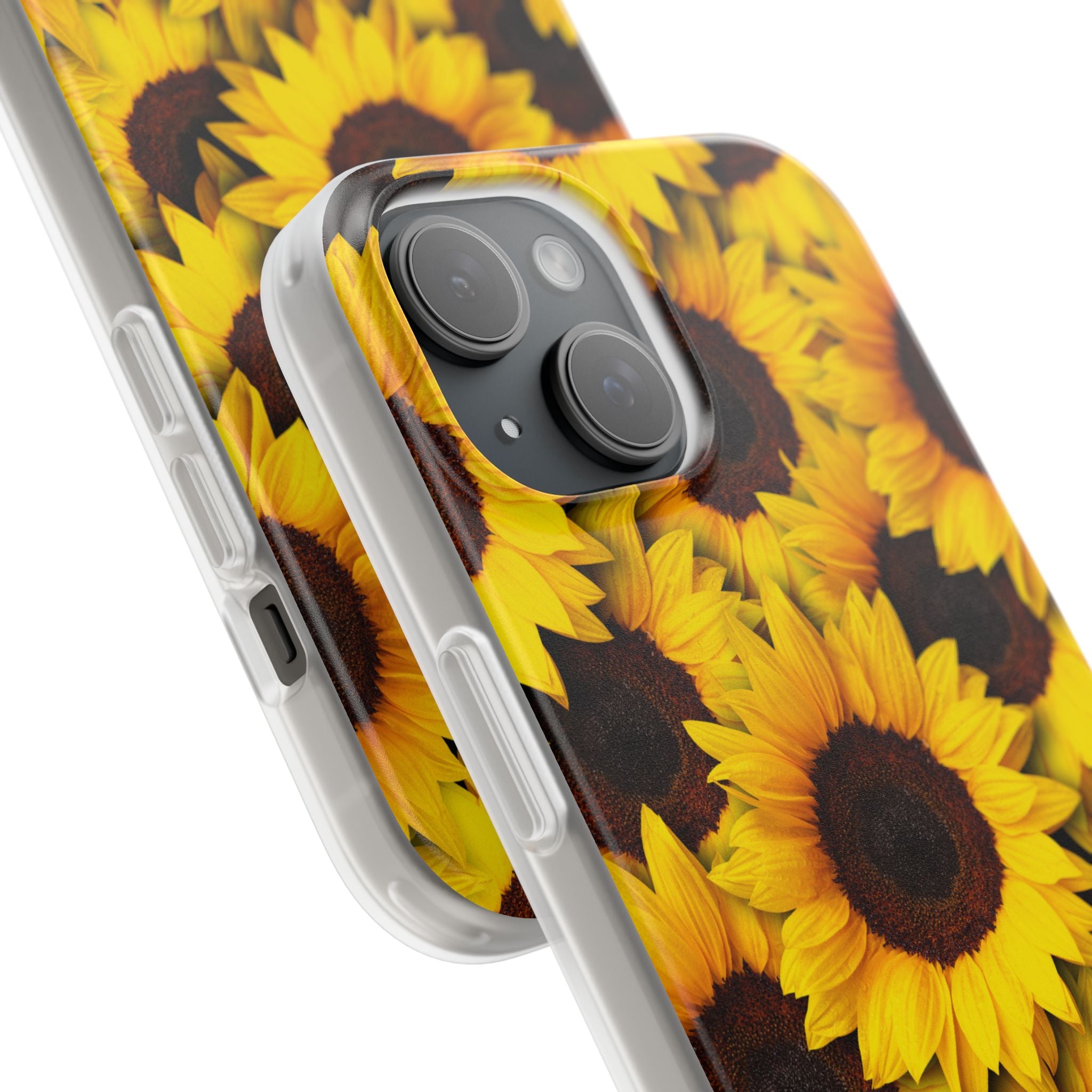 Sunflower Glow iPhone 15 Case - Soft