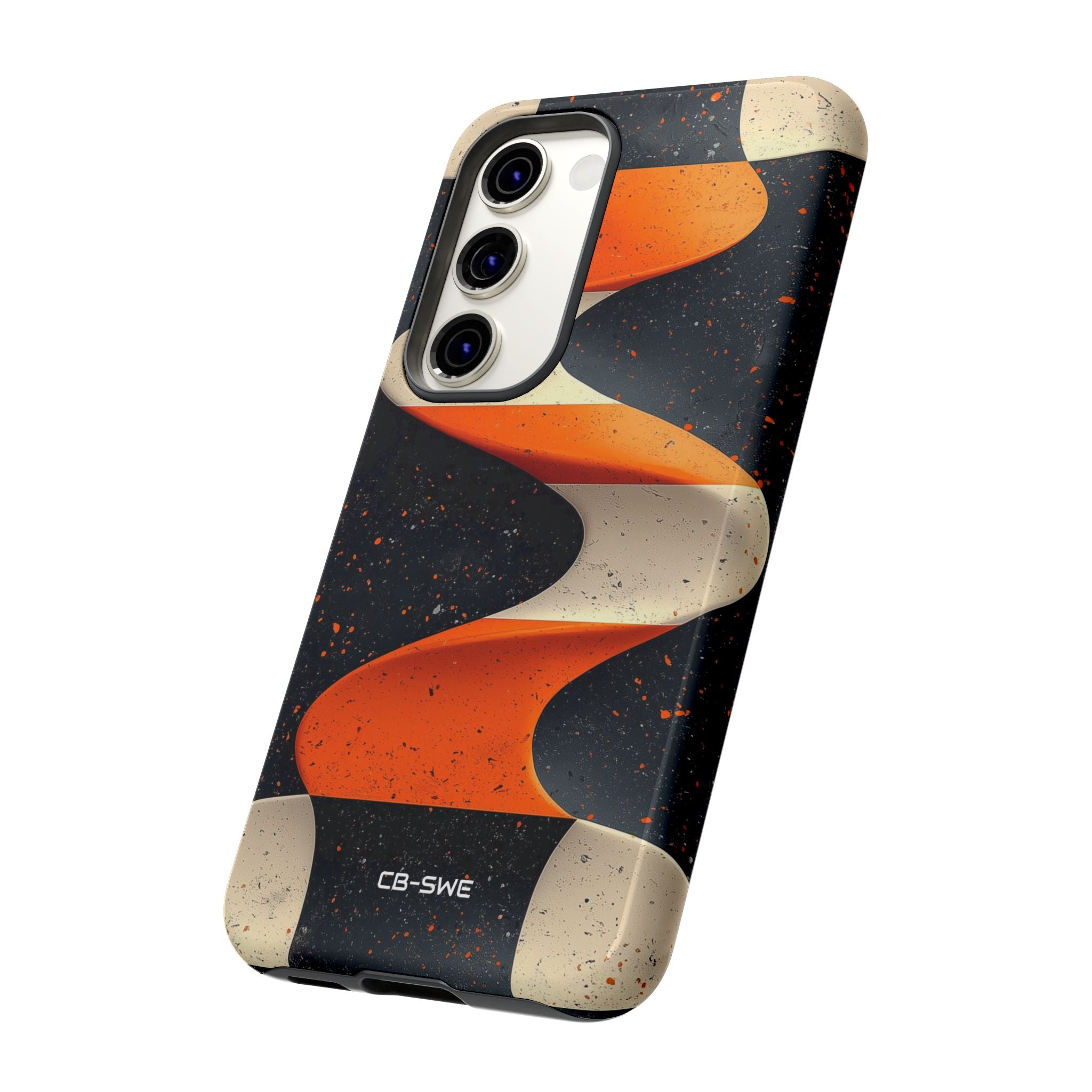 Orange Waves Flow - Samsung Case