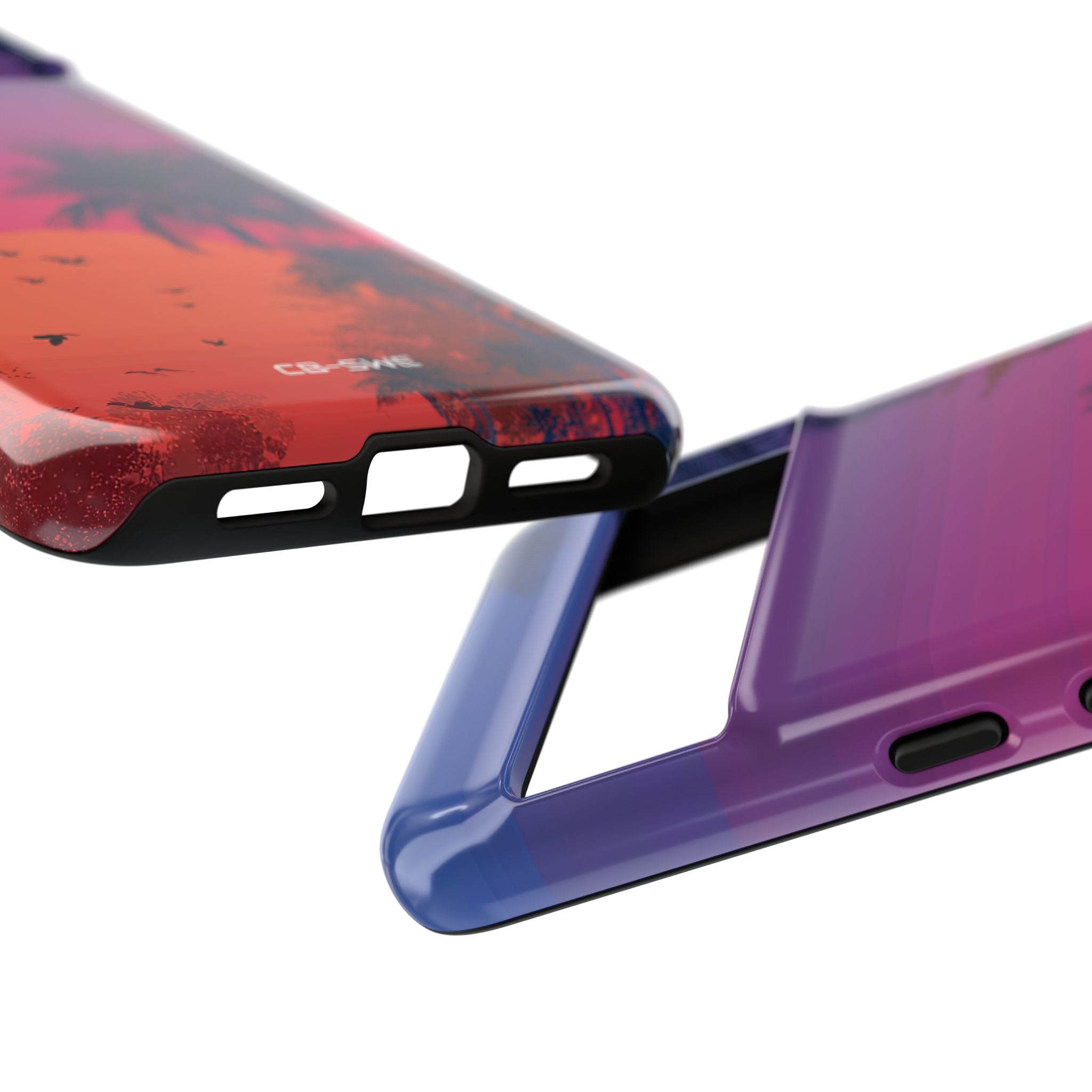 Tropical Sunset Silhouettes - Google Pixel Case