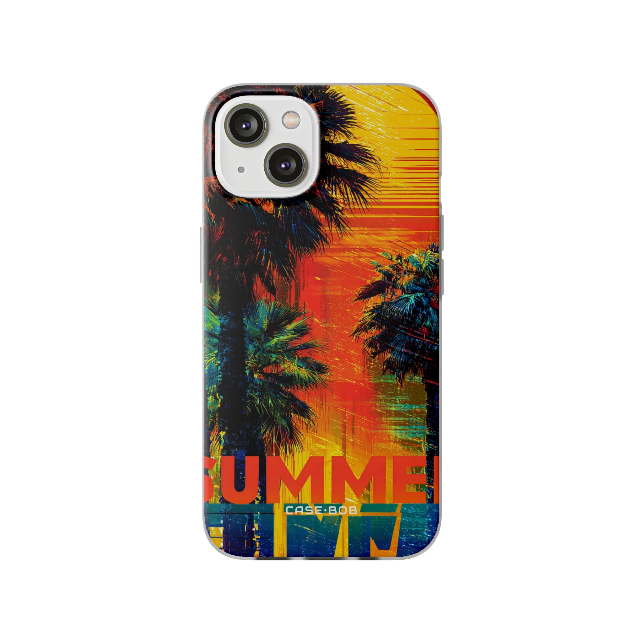 Tropical Sunburst iPhone 14 Case - Soft