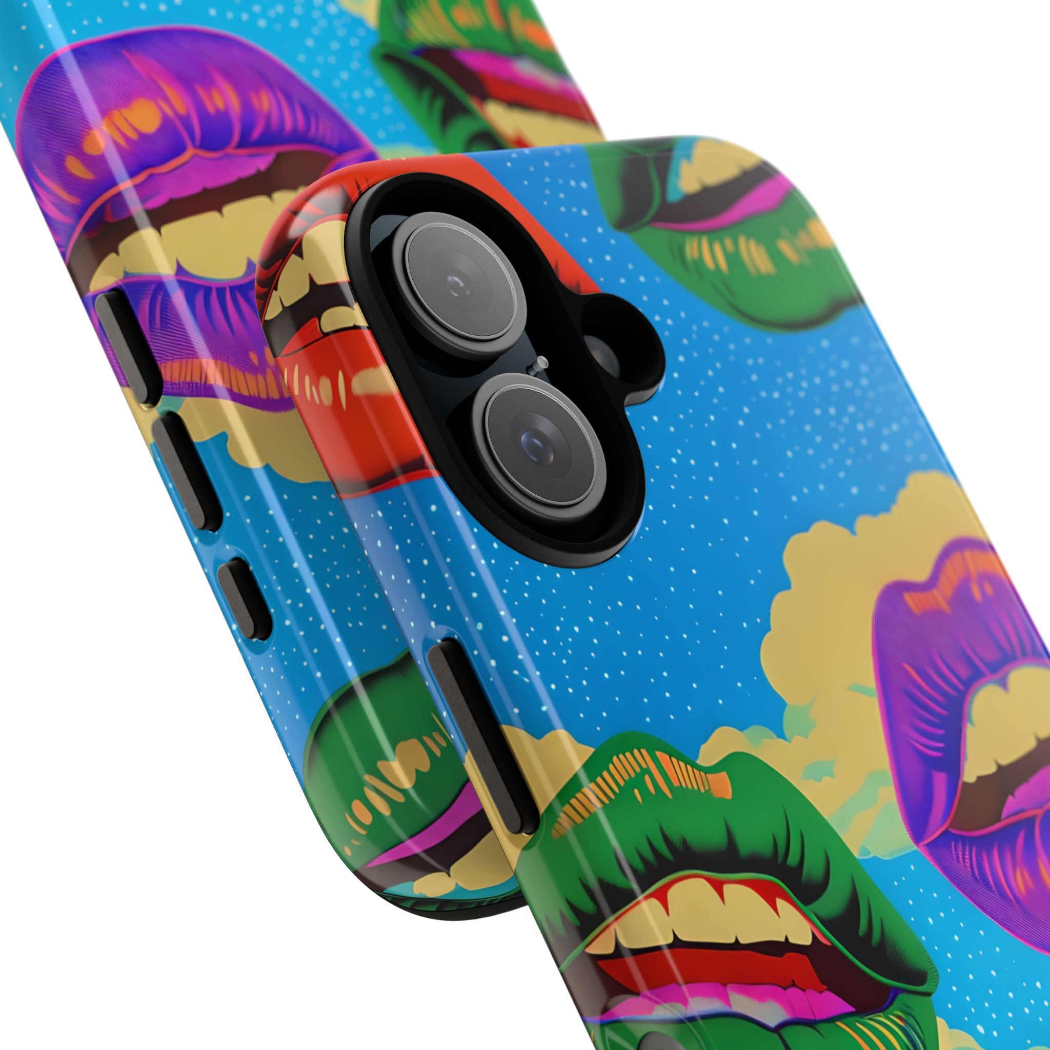 Colorful Lipscape iPhone 16 Pro Case - Tough