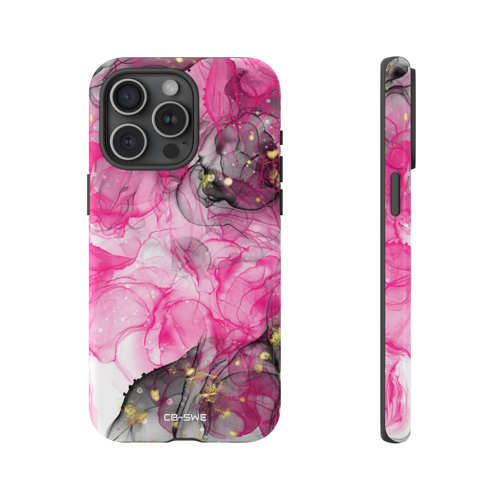 Vibrant Pink Swirls - iPhone Case