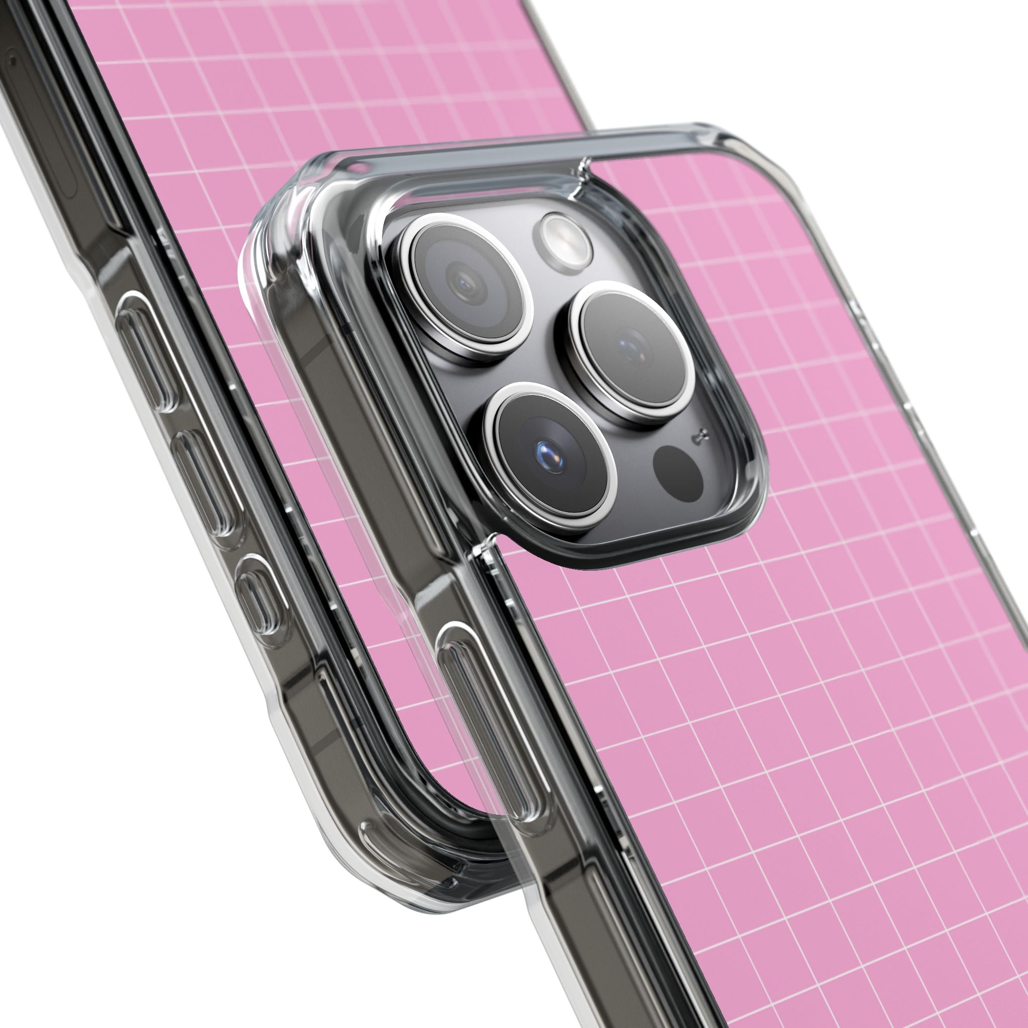 Pink Squares Align iPhone Case - Impact
