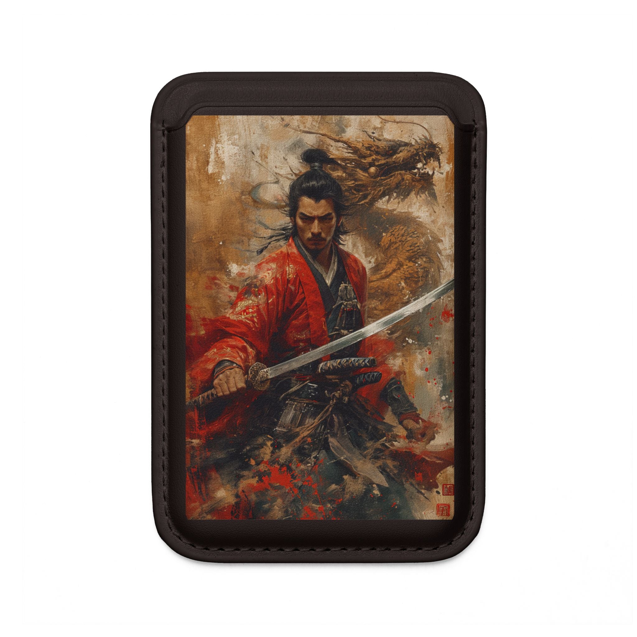 Crimson Samurai Wallet – MagSafe Ready