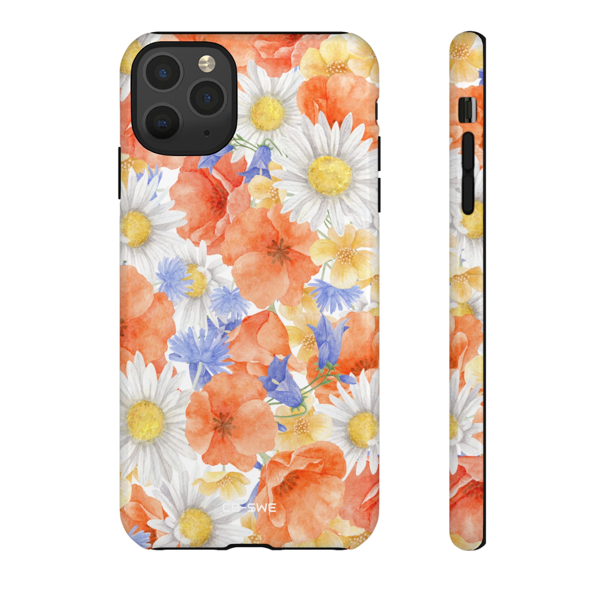 Watercolor Floral Harmony - iPhone Case