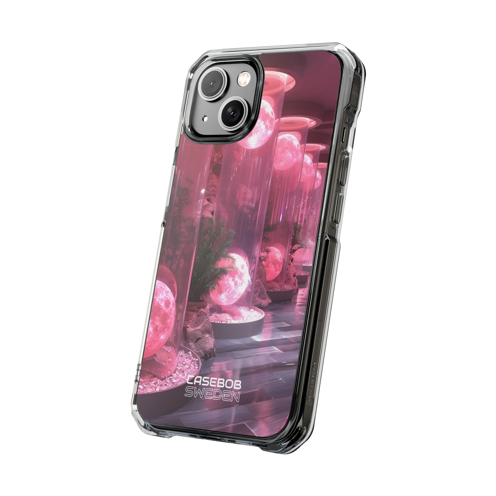 Futuristic Moon Garden iPhone 14 - Impact Clear+
