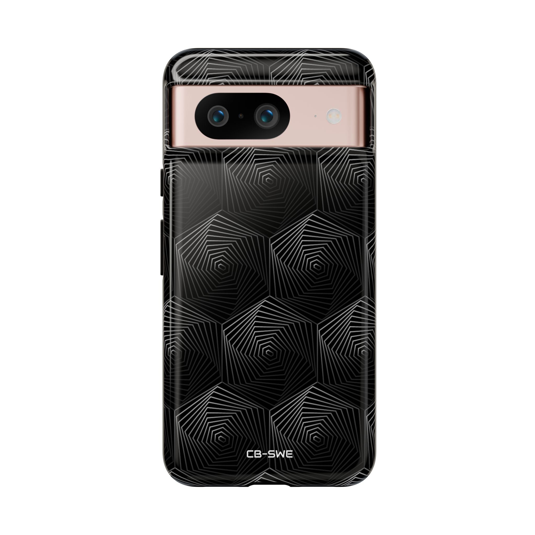 Geometric Spiral Illusion - Google Pixel Case