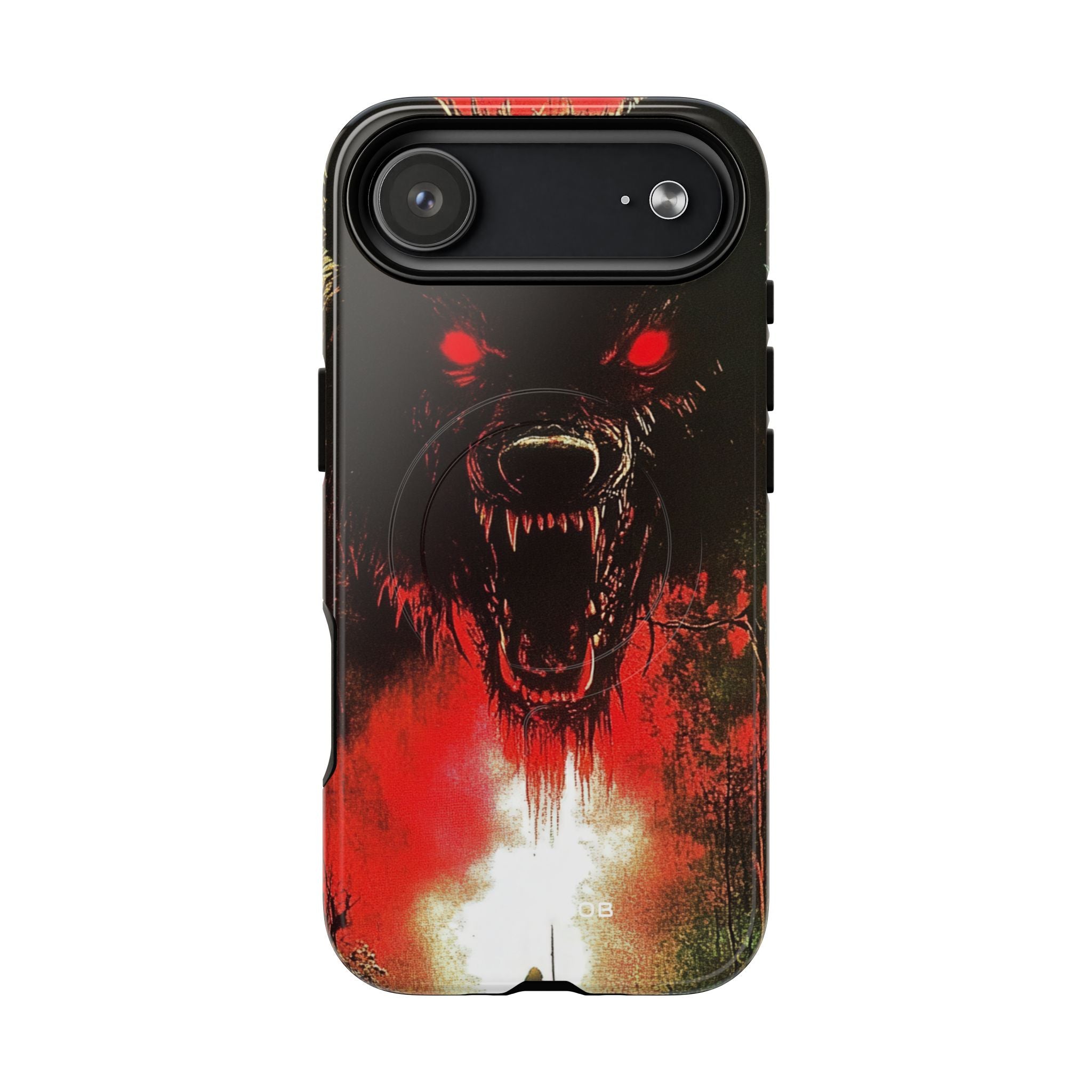 Crimson Wolf iPhone 17 Air Case - Tough+