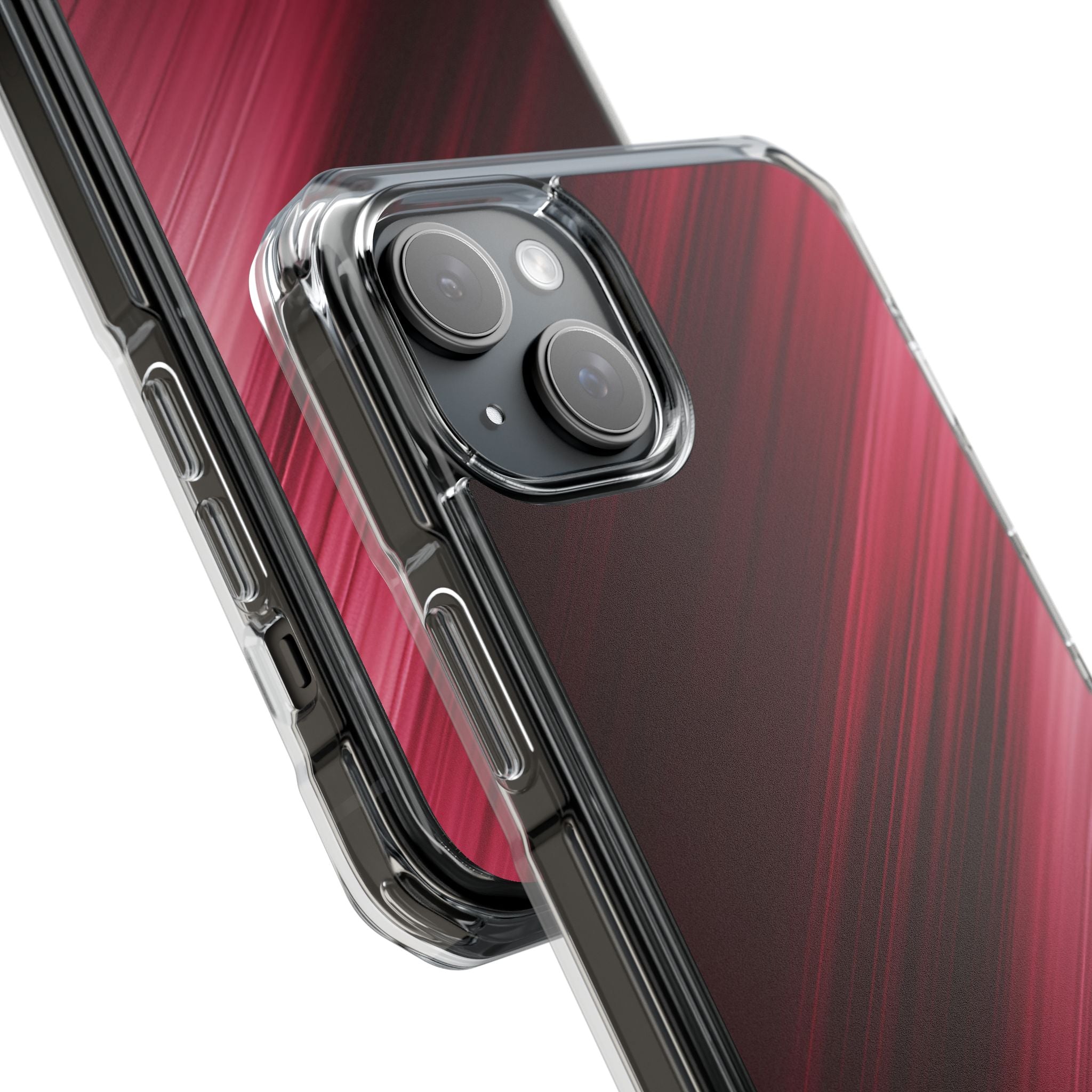 Crimson Drift Motion iPhone 15 - Impact Clear+