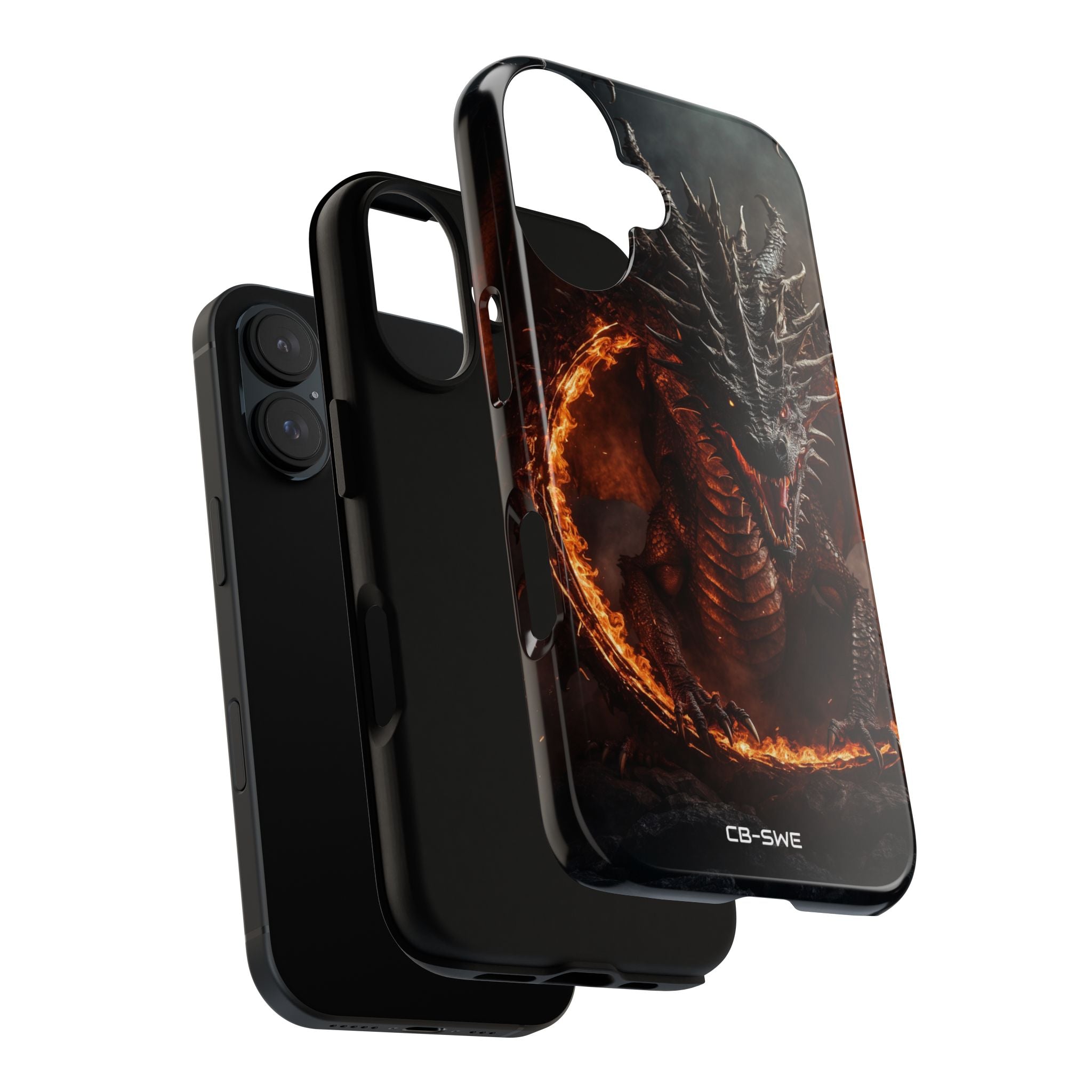 Fiery Dragon Roars - iPhone Case