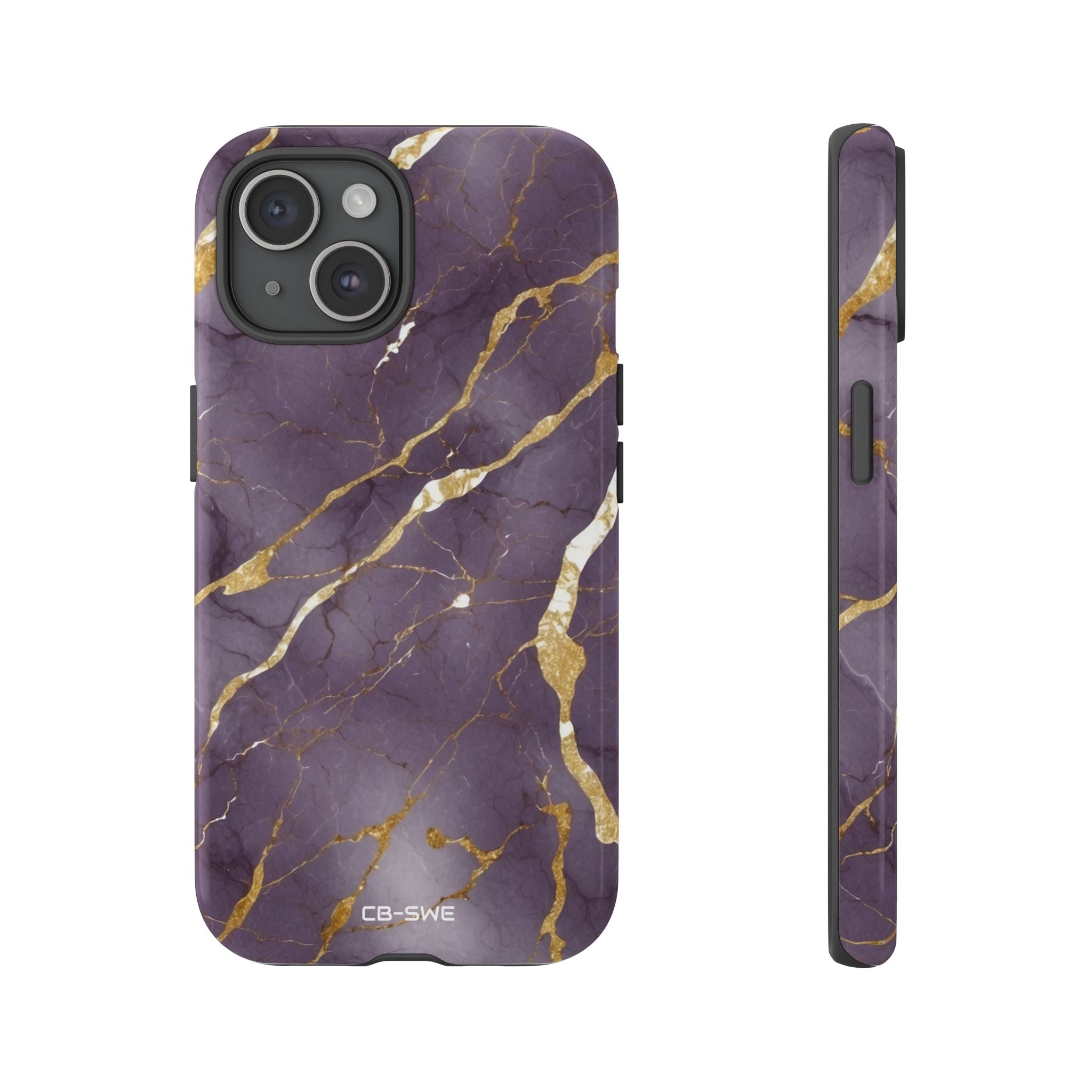 Golden Veins Flowing - iPhone Case