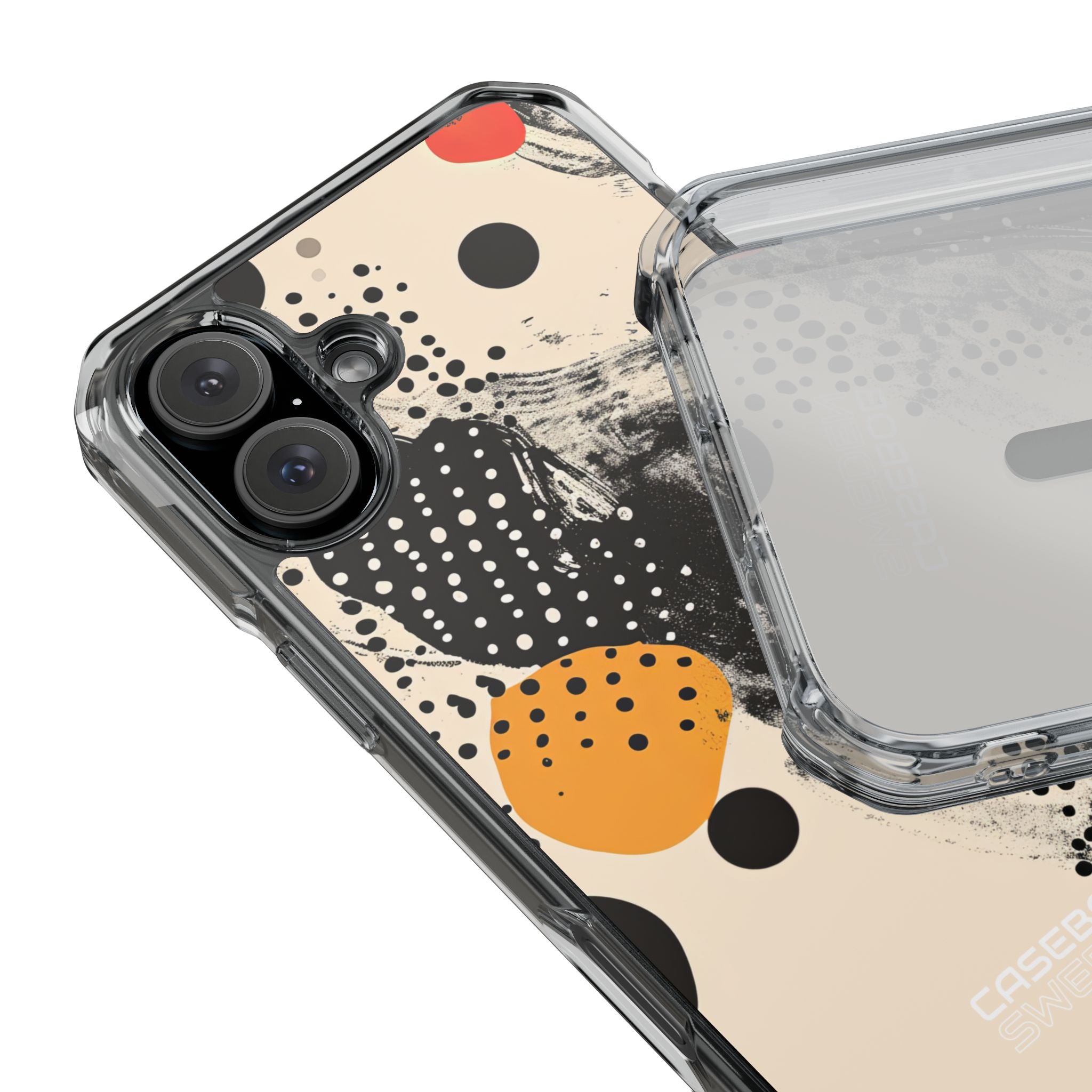 Swirl Chaos Geometry iPhone 16 - Impact Clear+