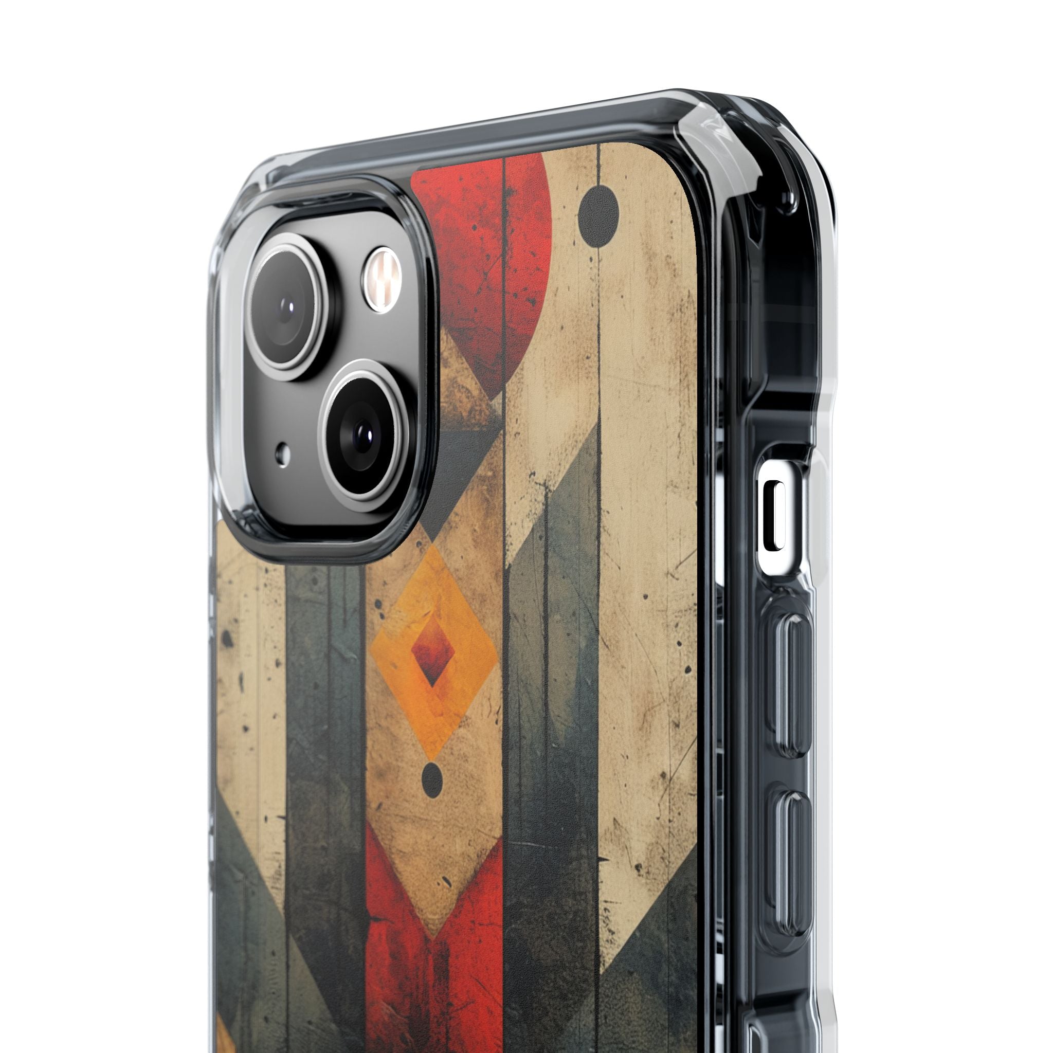 Geometric Fire Rise iPhone 14 - Impact Clear+