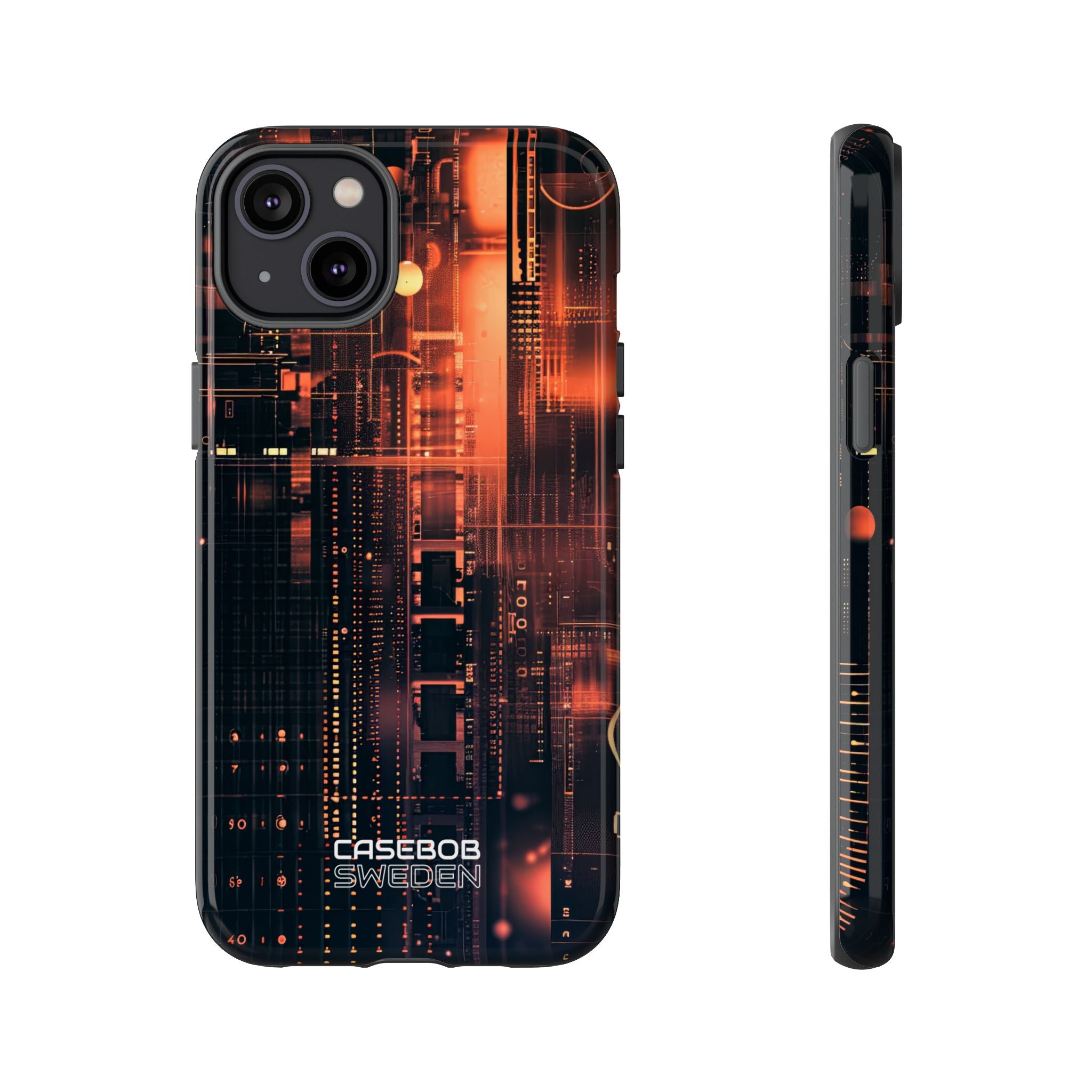 Neon Circuit Dreams iPhone 14 - Tough