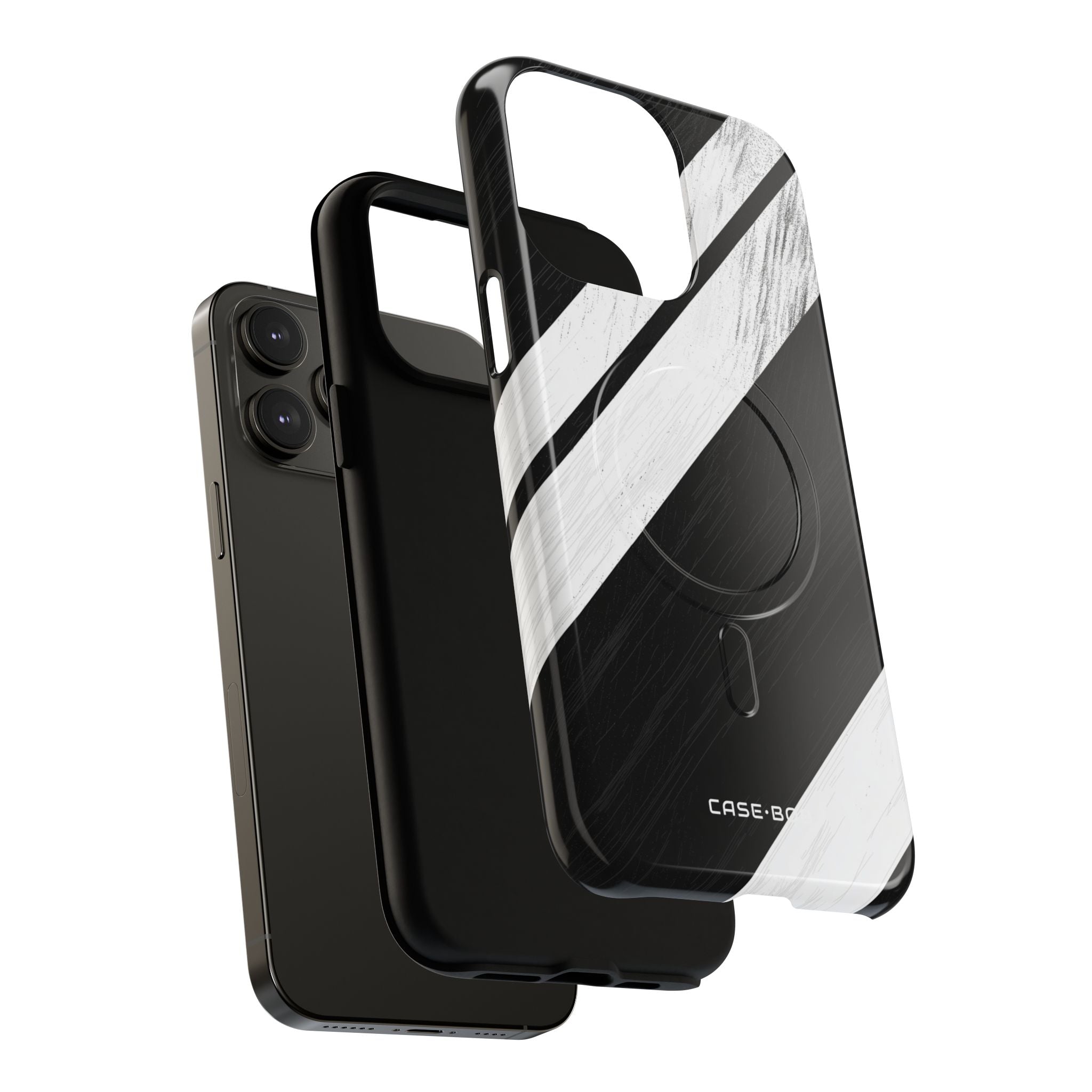 Distressed Stripe Motion iPhone 14 Pro Max Case - Tough+