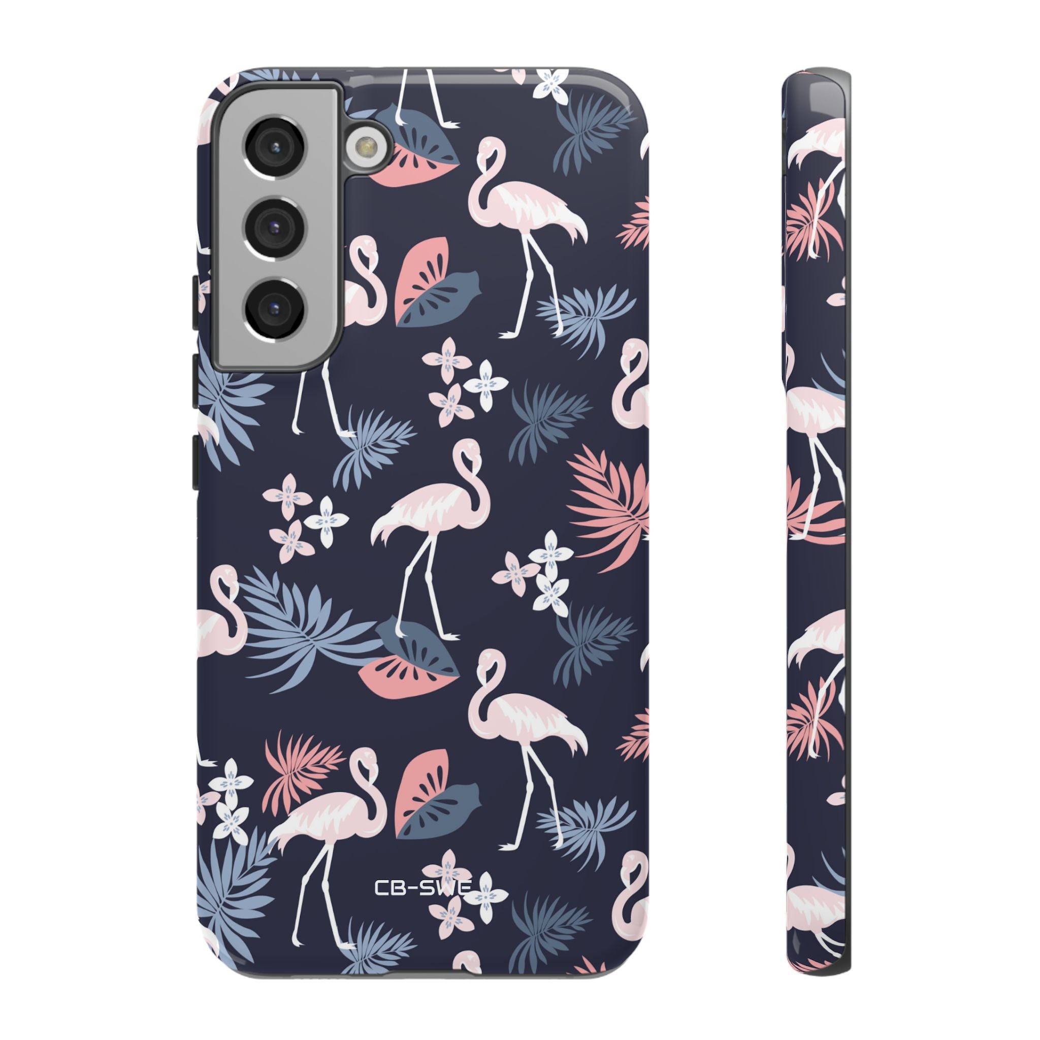 Flamingos Dance Playfully - Samsung Case