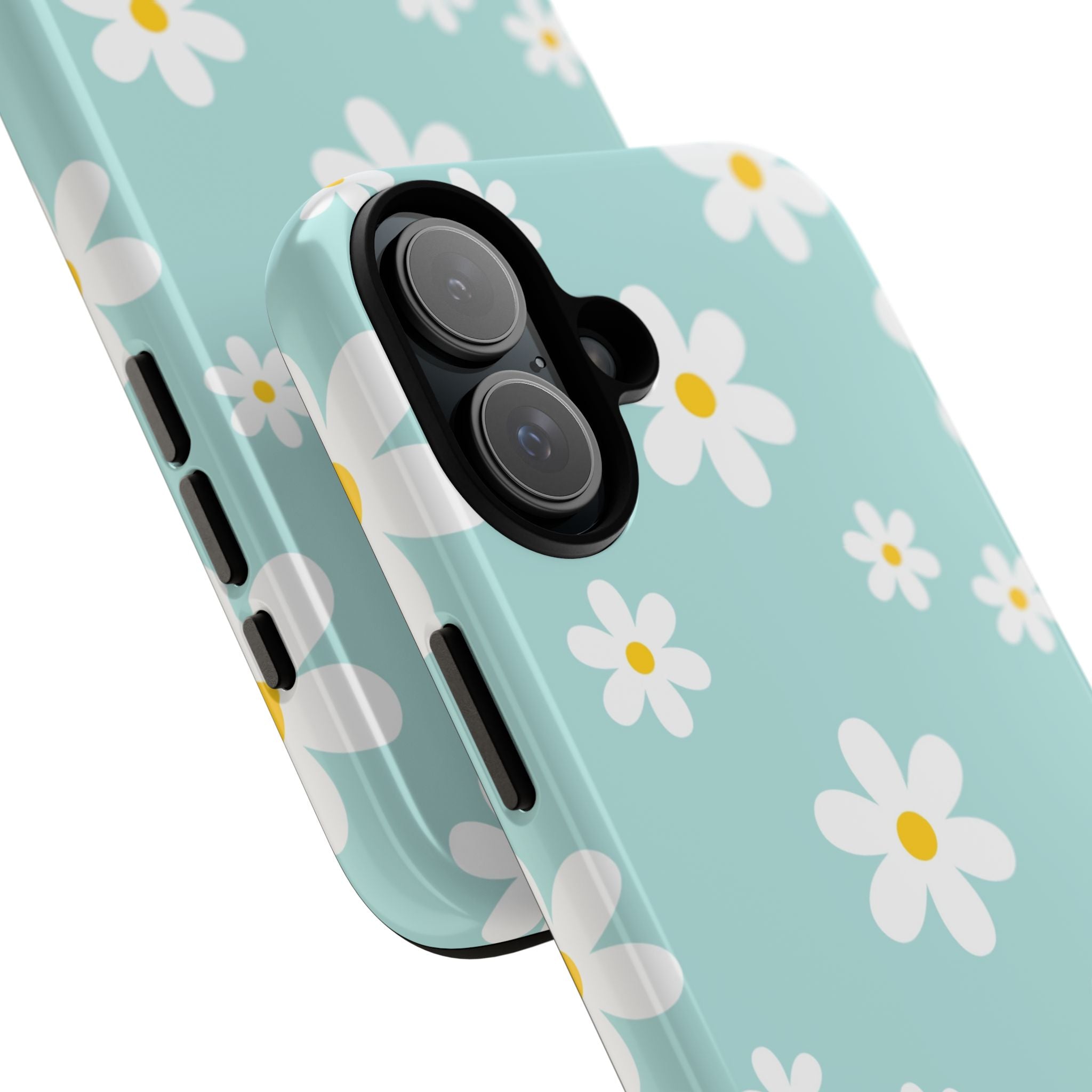 Daisies On Blue - iPhone Case