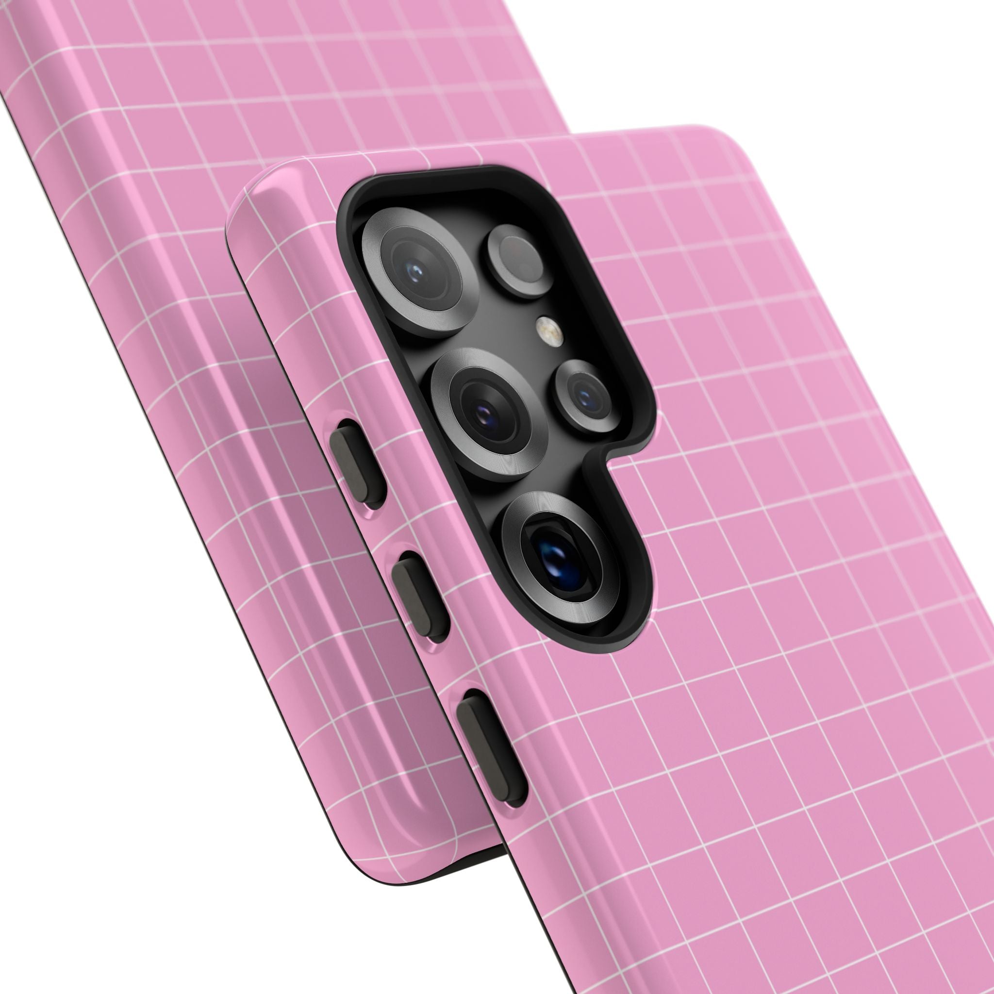 Pink Squares Align - Samsung Case