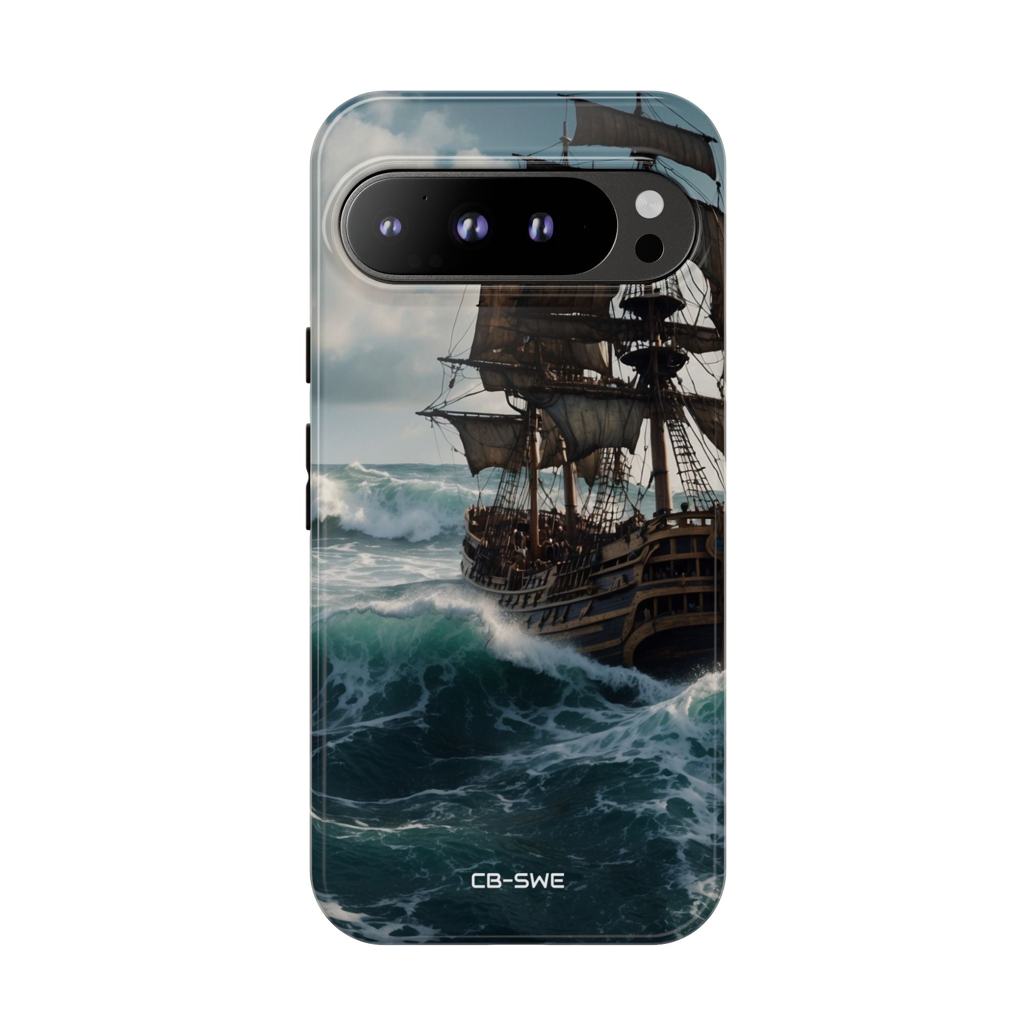 Ship Faces Waves - Google Pixel Case