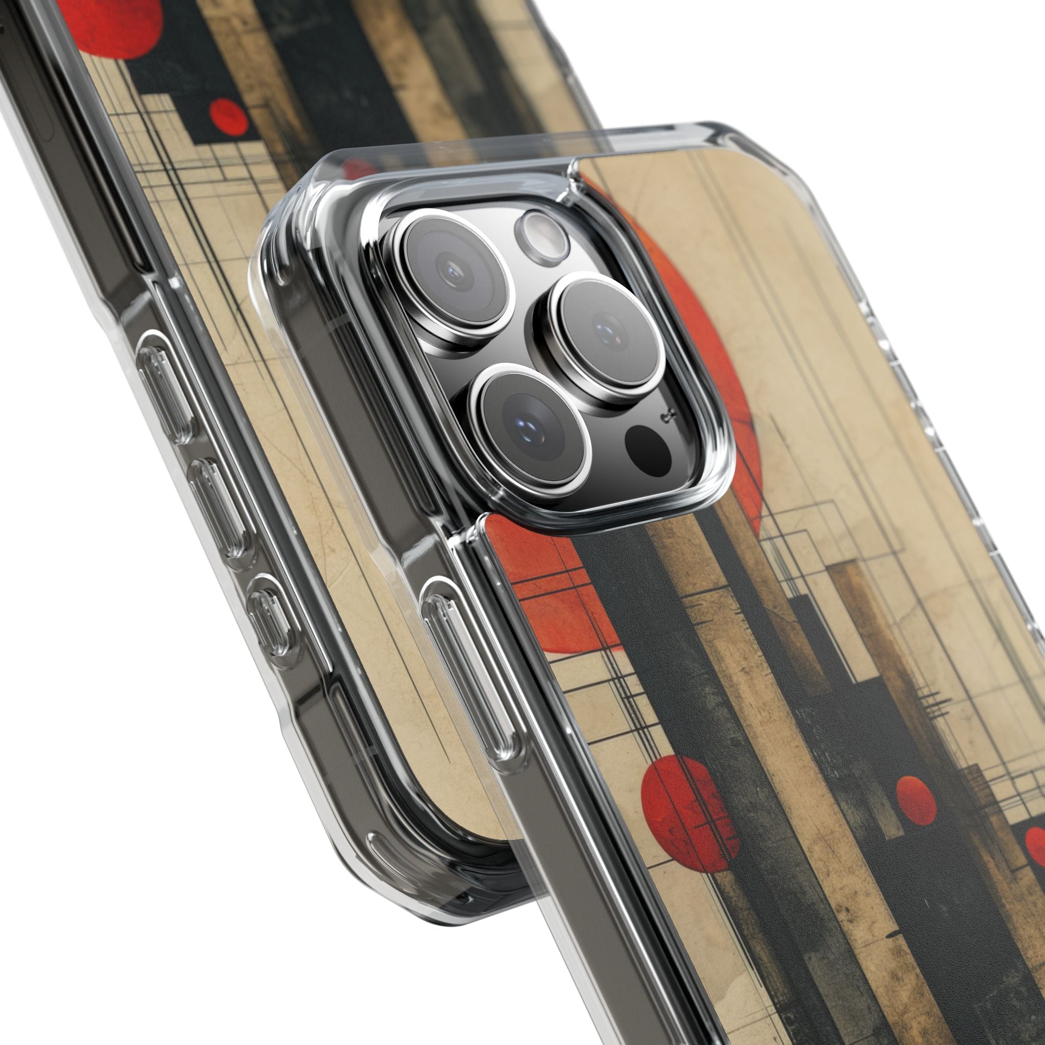 Geometric Cityscape Essence iPhone 16 - Impact Clear+