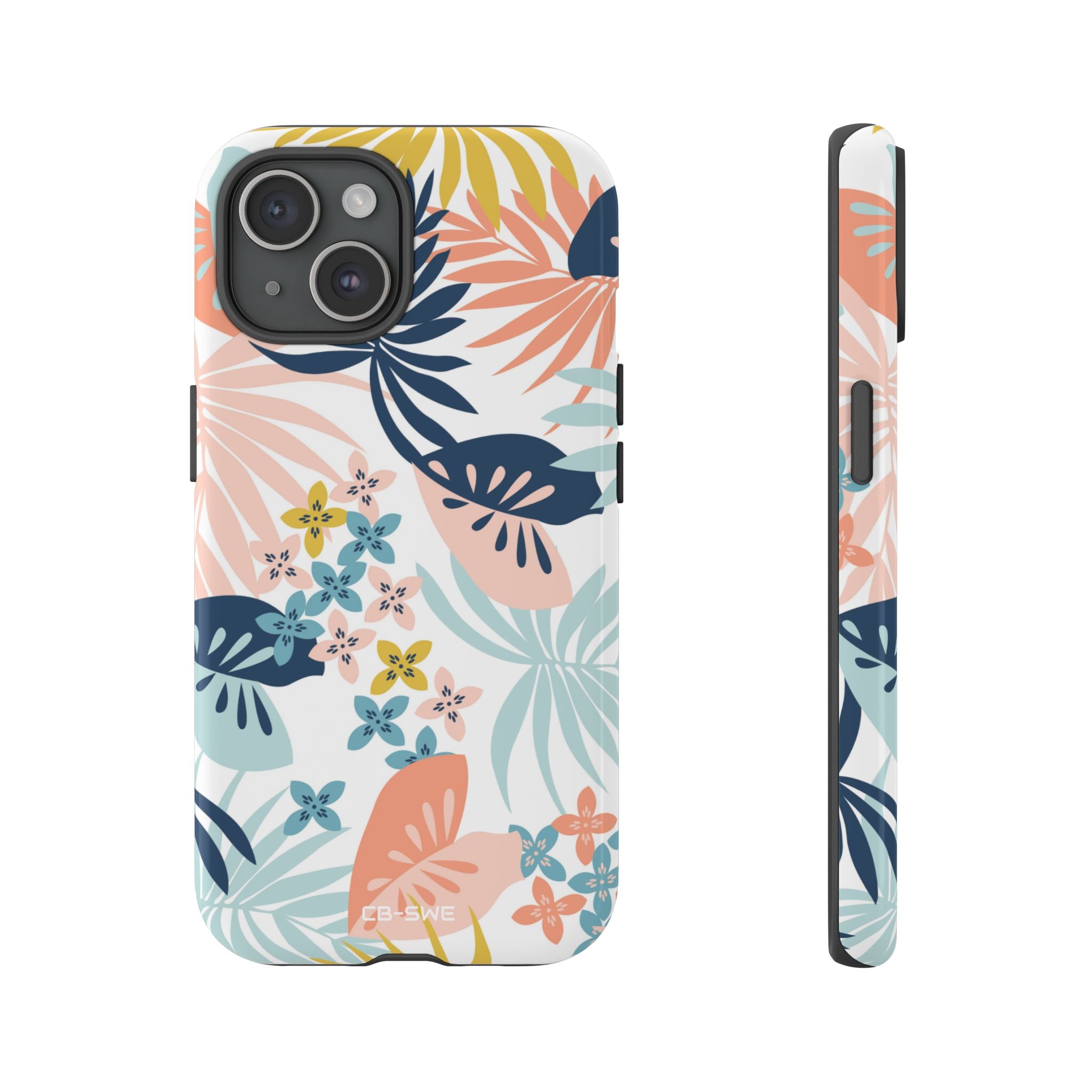 Tropical Foliage Blooms - iPhone Case