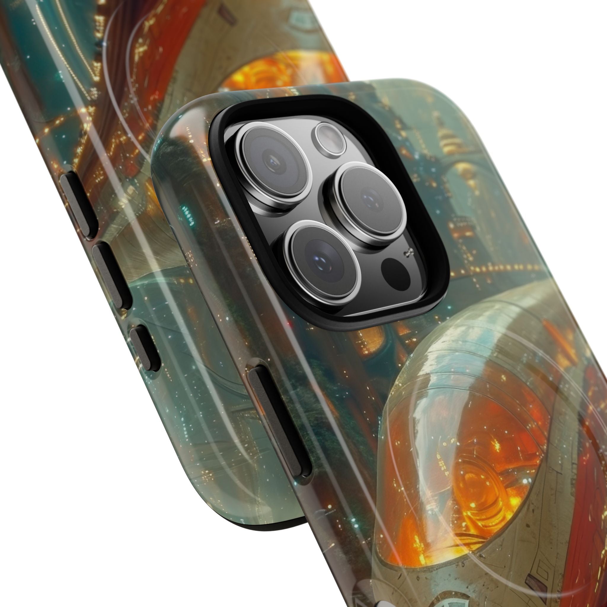 Futuristic Train Odyssey iPhone 16 - Tough+