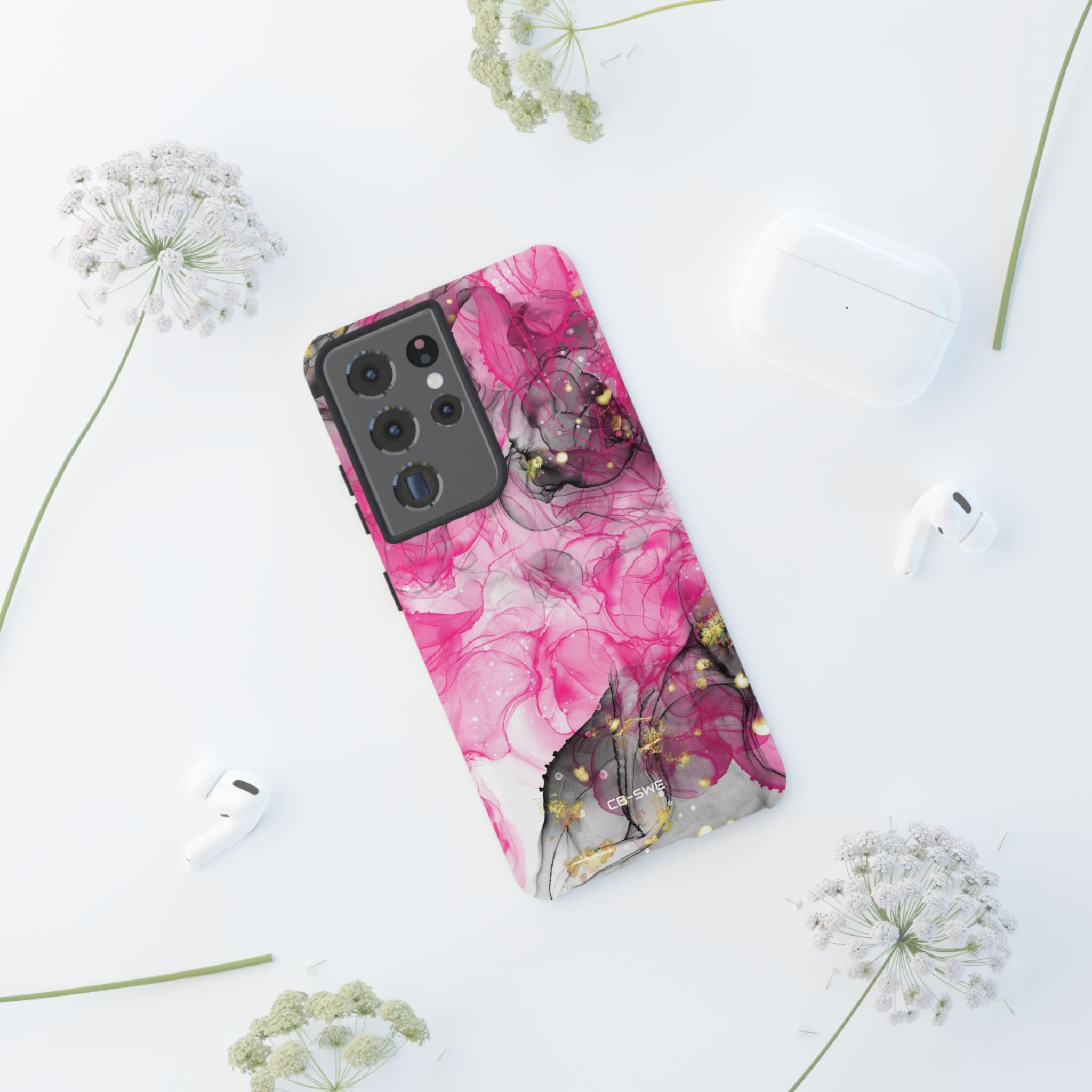 Vibrant Pink Swirls - Samsung Case