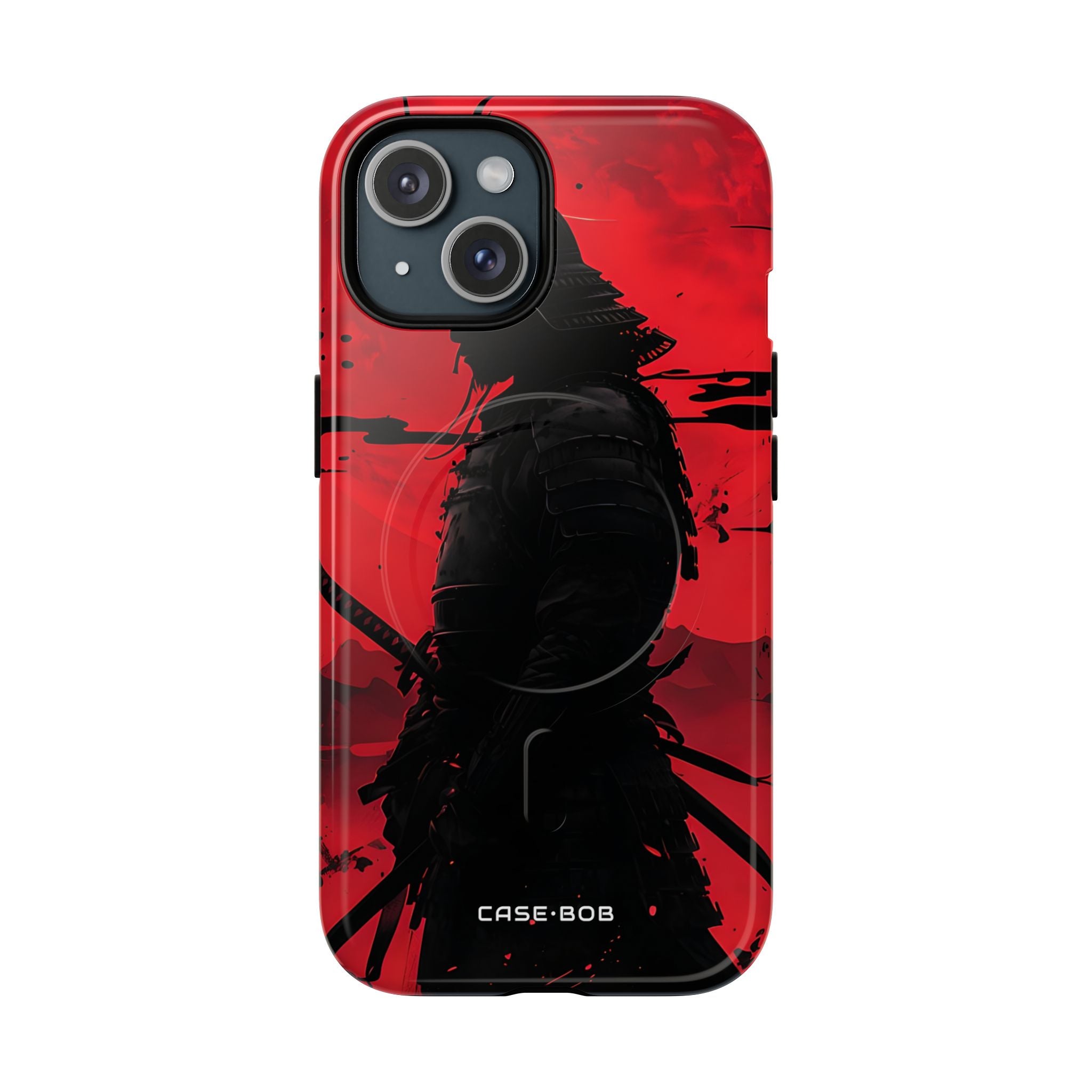 Crimson Samurai iPhone 15 Case - Tough+