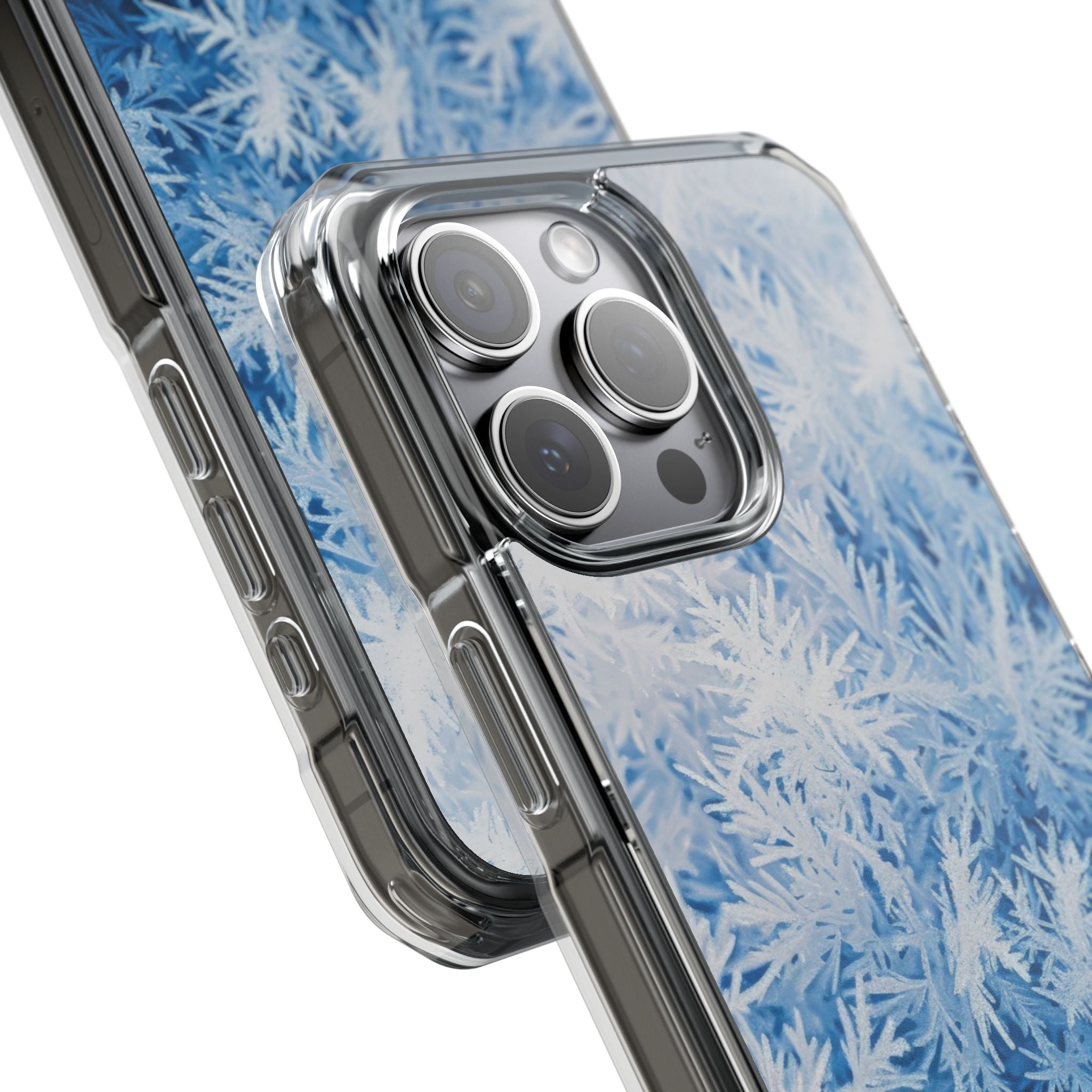 Frosted Crystal Dreams iPhone 15 - Impact Clear+